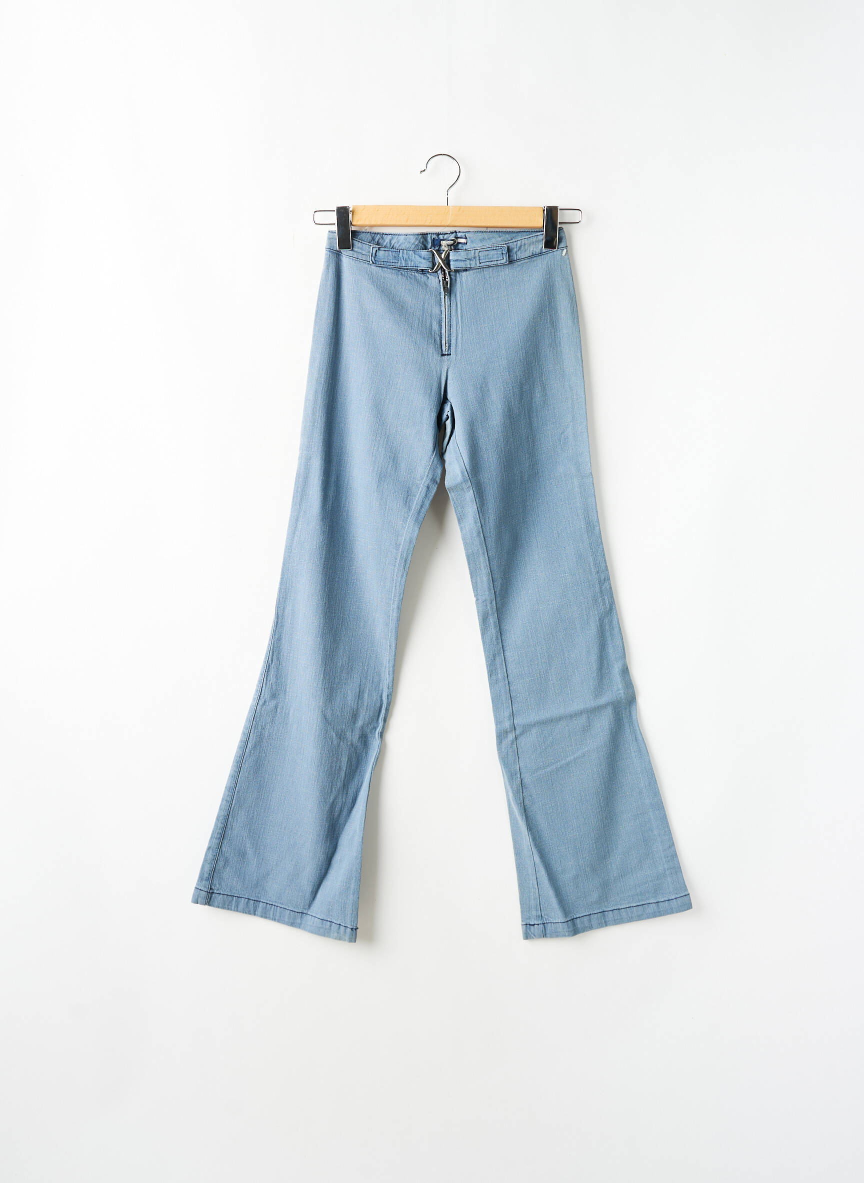 Bootcut džinsai aukšta talija aukšta talija mėlyna SCHOOL RAG moteris