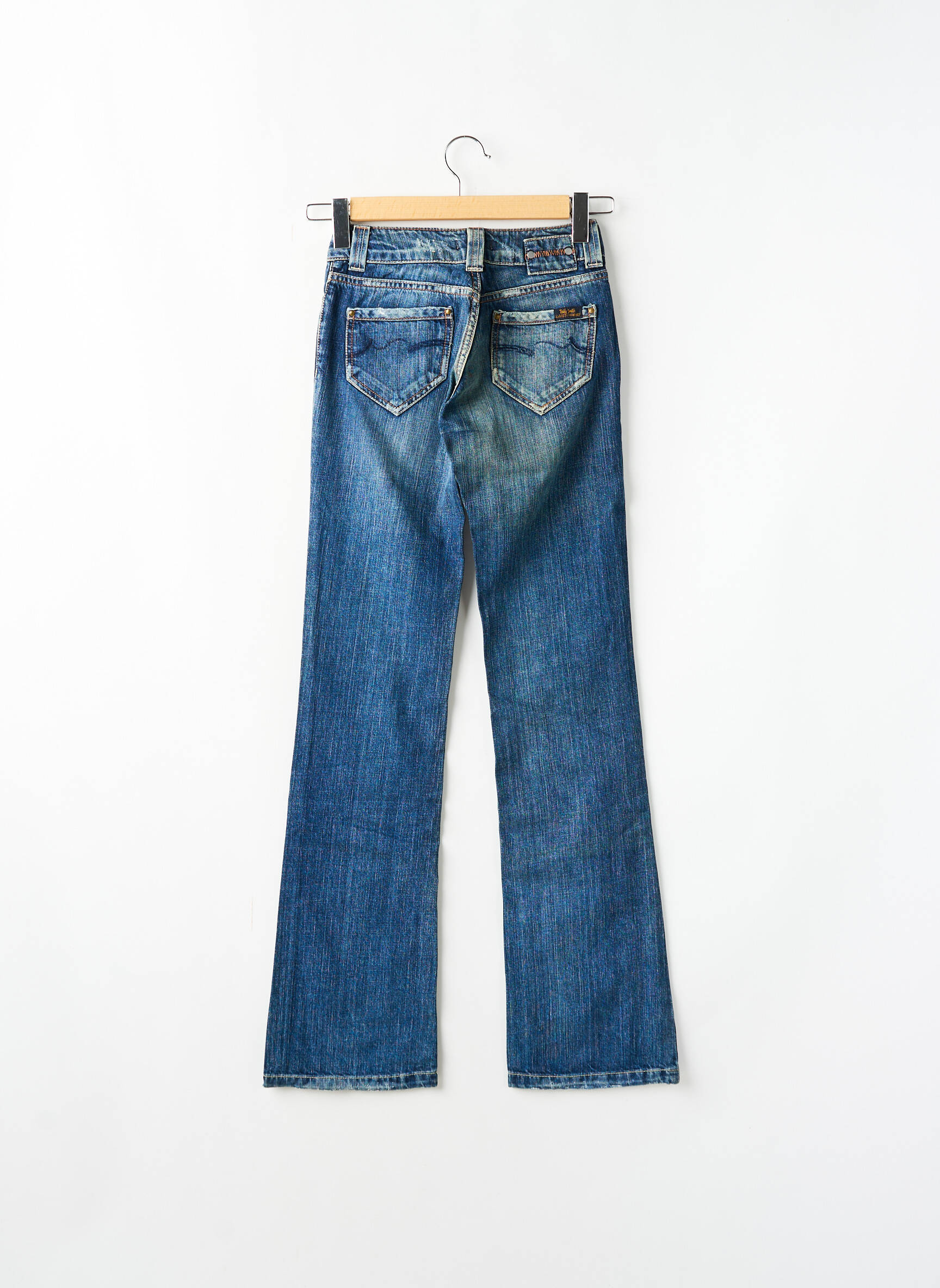 Bootcut džinsai tamprumas maža dydžio mėlyna TEDDY SMITH moteris