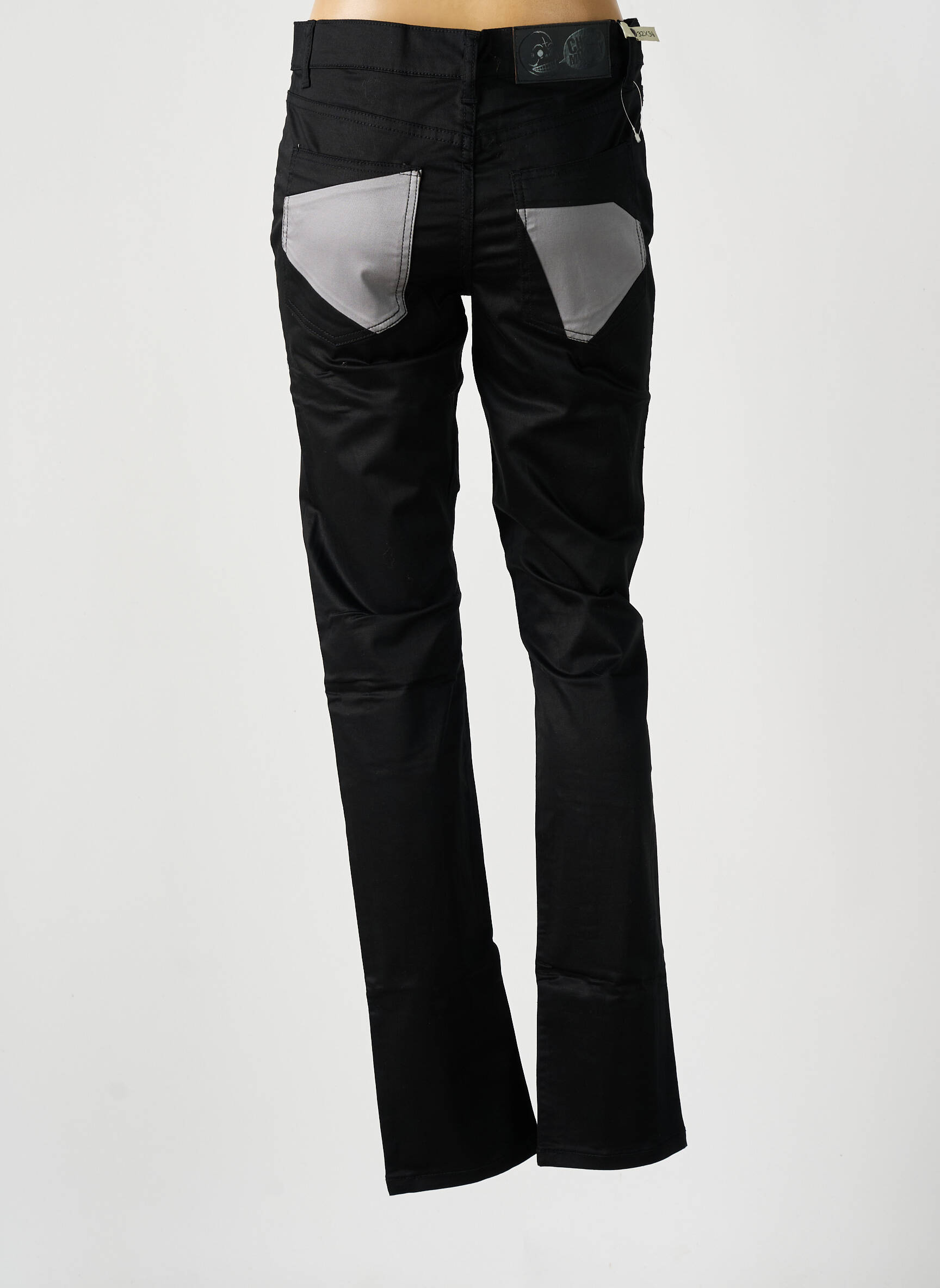 Lieknos kelnės aukšta talija aukšta talija juodas CHEAP MONDAY moteris
