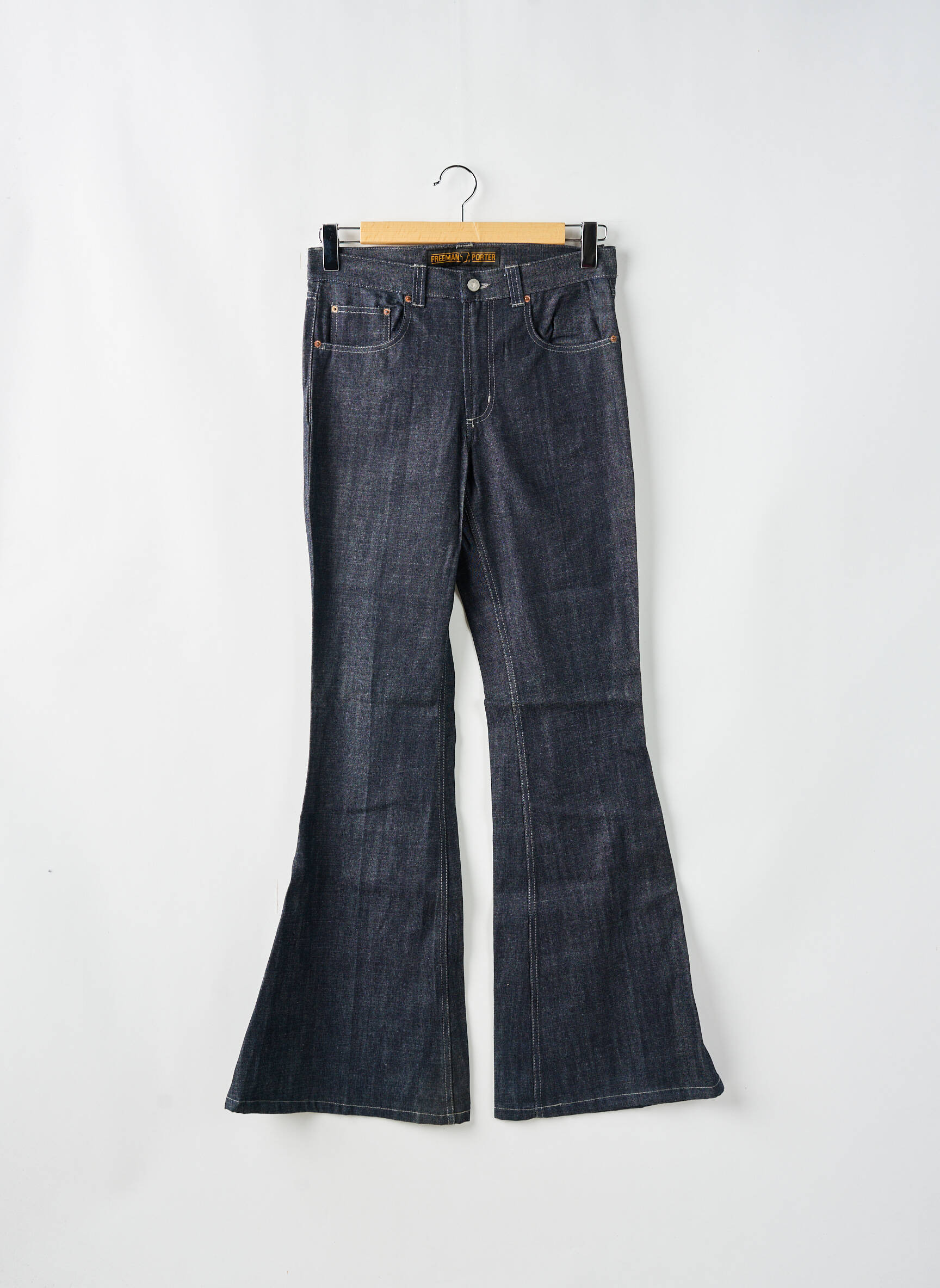 Bootcut džinsai kišenės mėlyna FREEMAN T.PORTER moteris