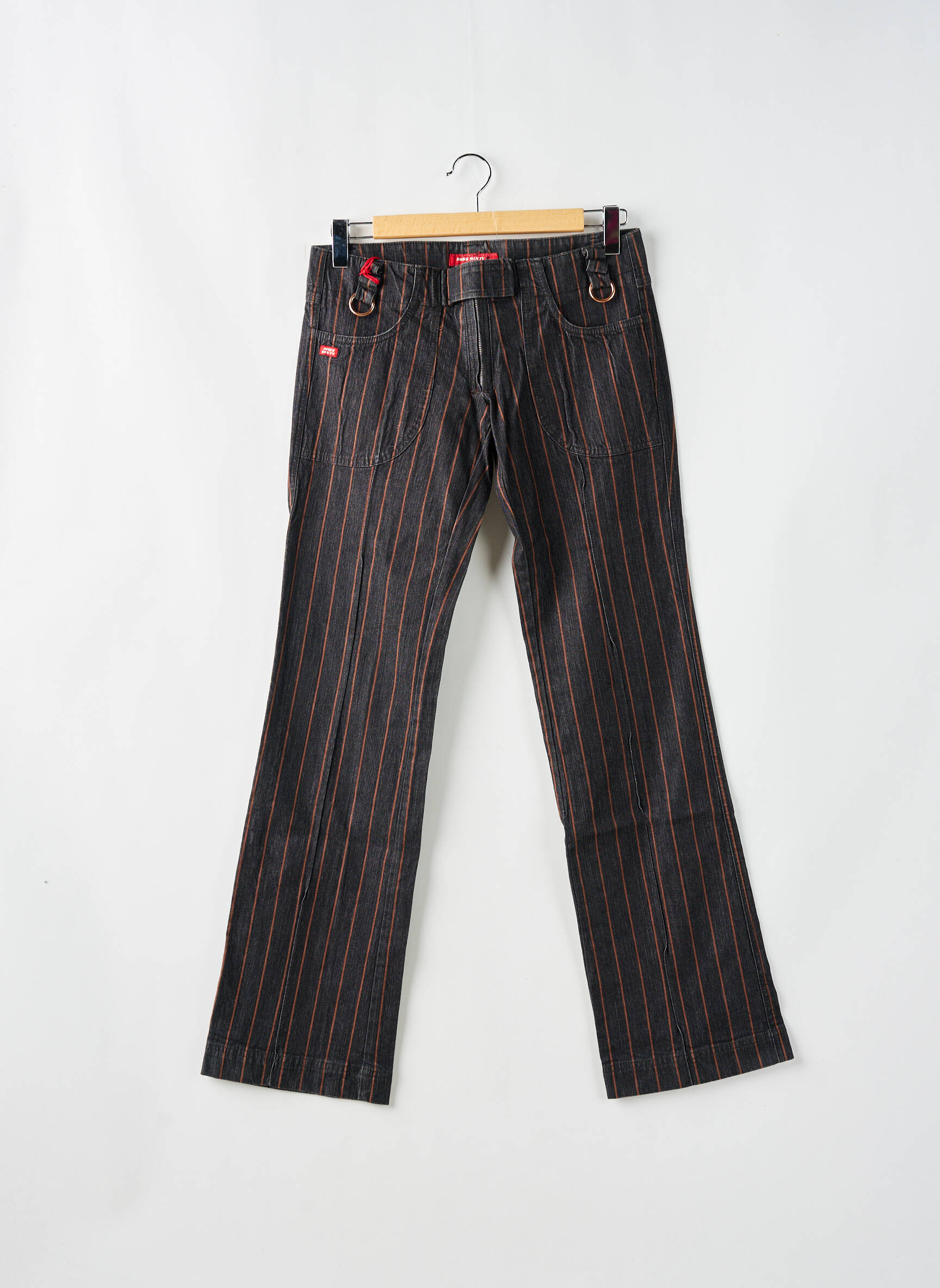 Bootcut džinsai kišenės pilka MISS SIXTY moteris