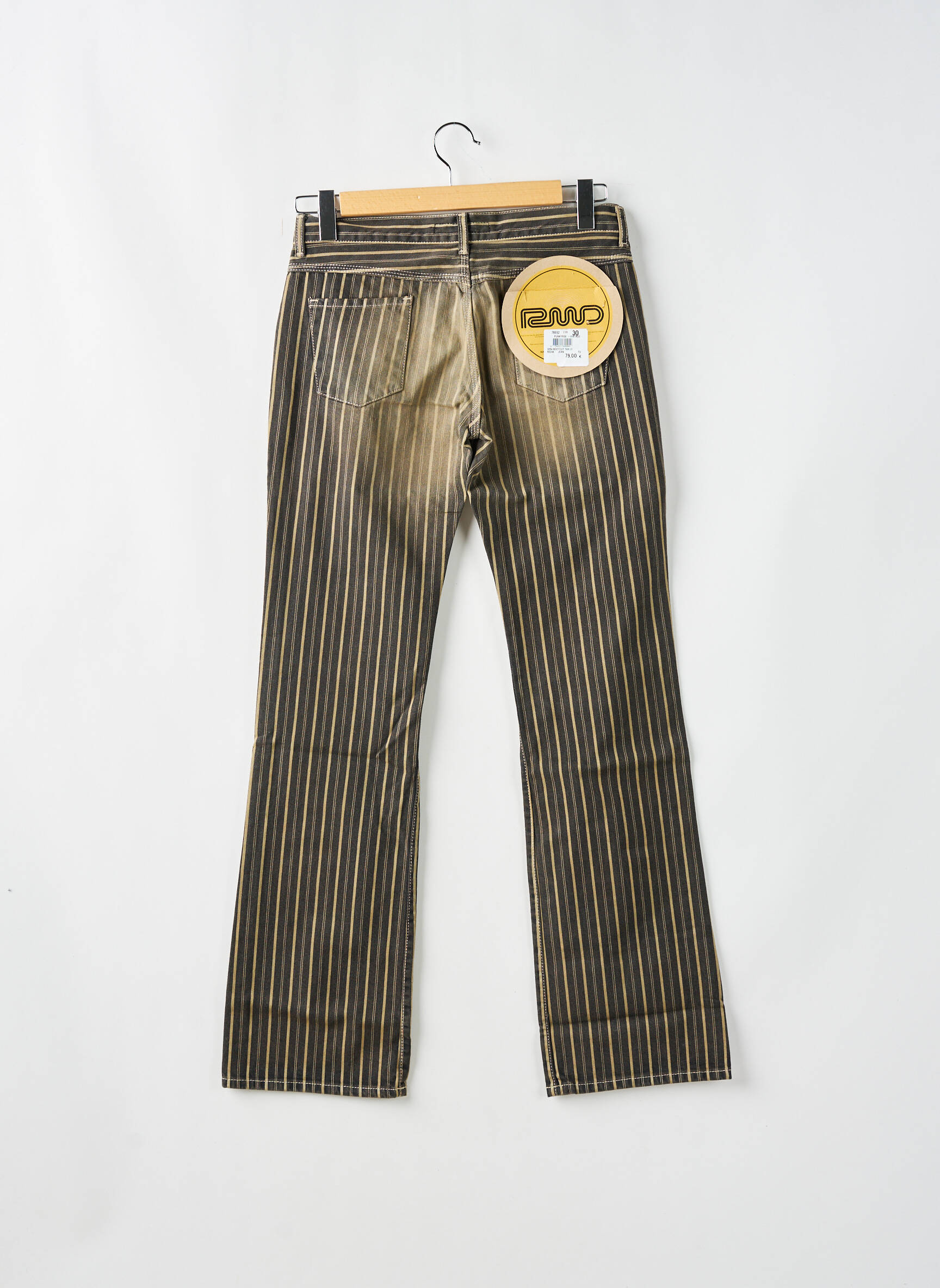 Bootcut džinsai kišenės pilka RWD moteris