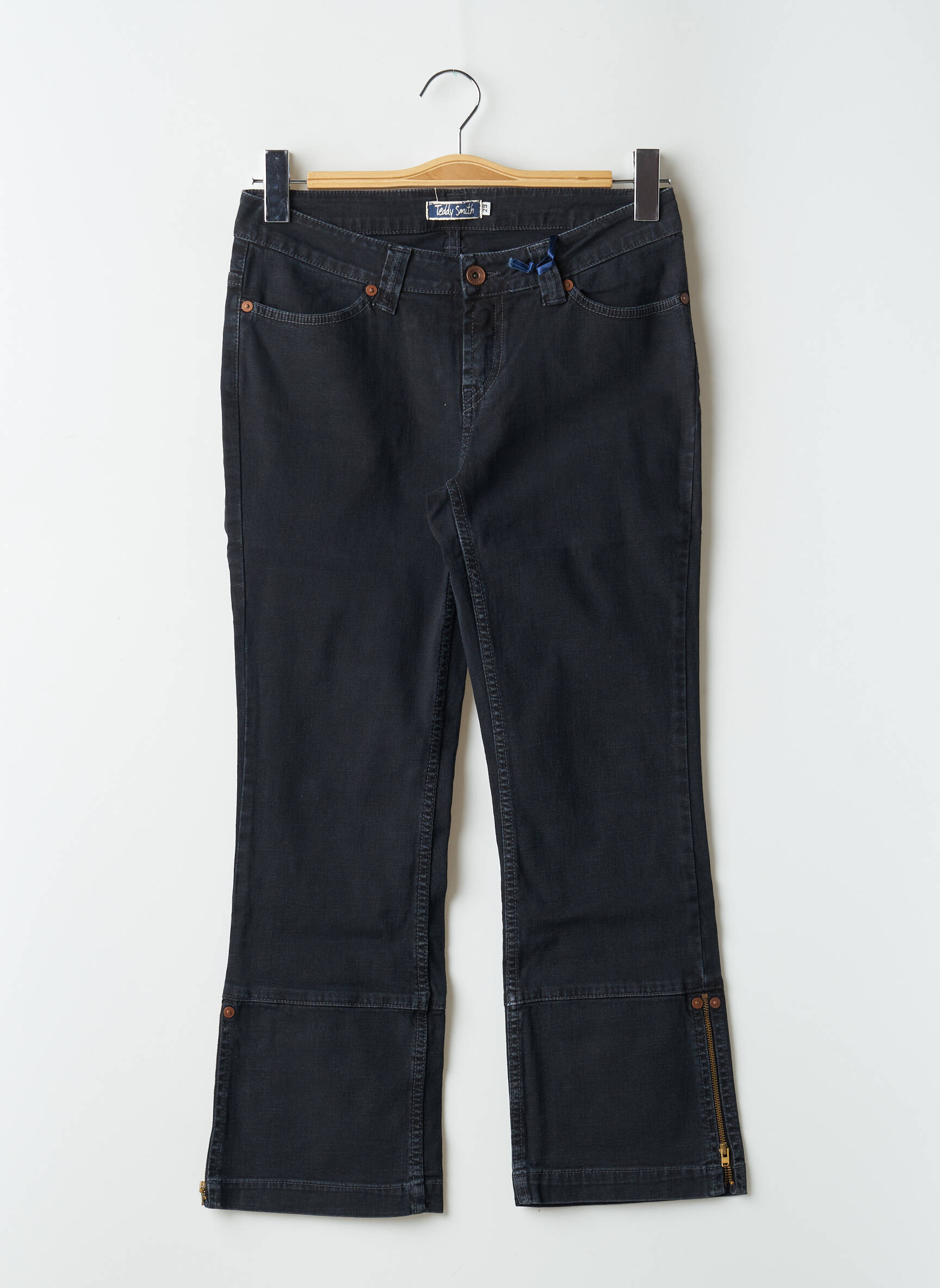 Bootcut džinsai normala dydis normala dydis juodas TEDDY SMITH moteris