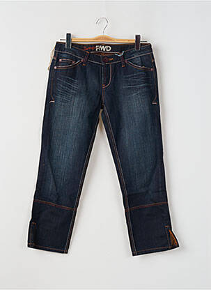 7/8 kelnės uždarymas su užtrauktuku po mygtuku uždengimu normala dydis mėlyna RWD moteris