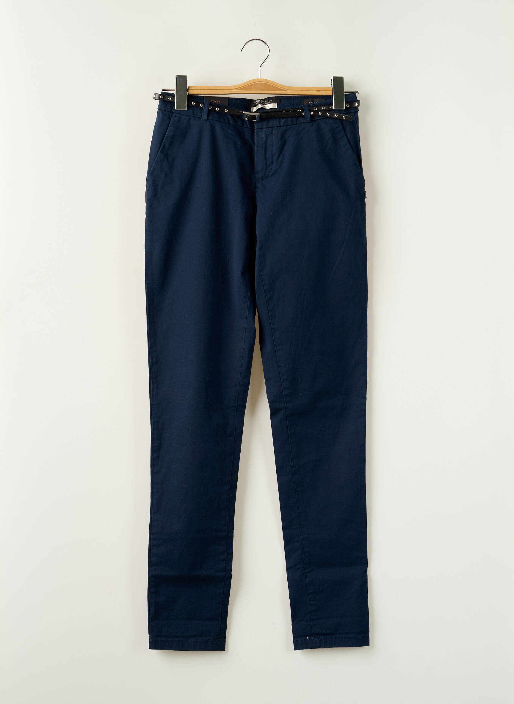 Chino kelnė maža dydžio maža dydžio mėlyna MAISON SCOTCH moteris