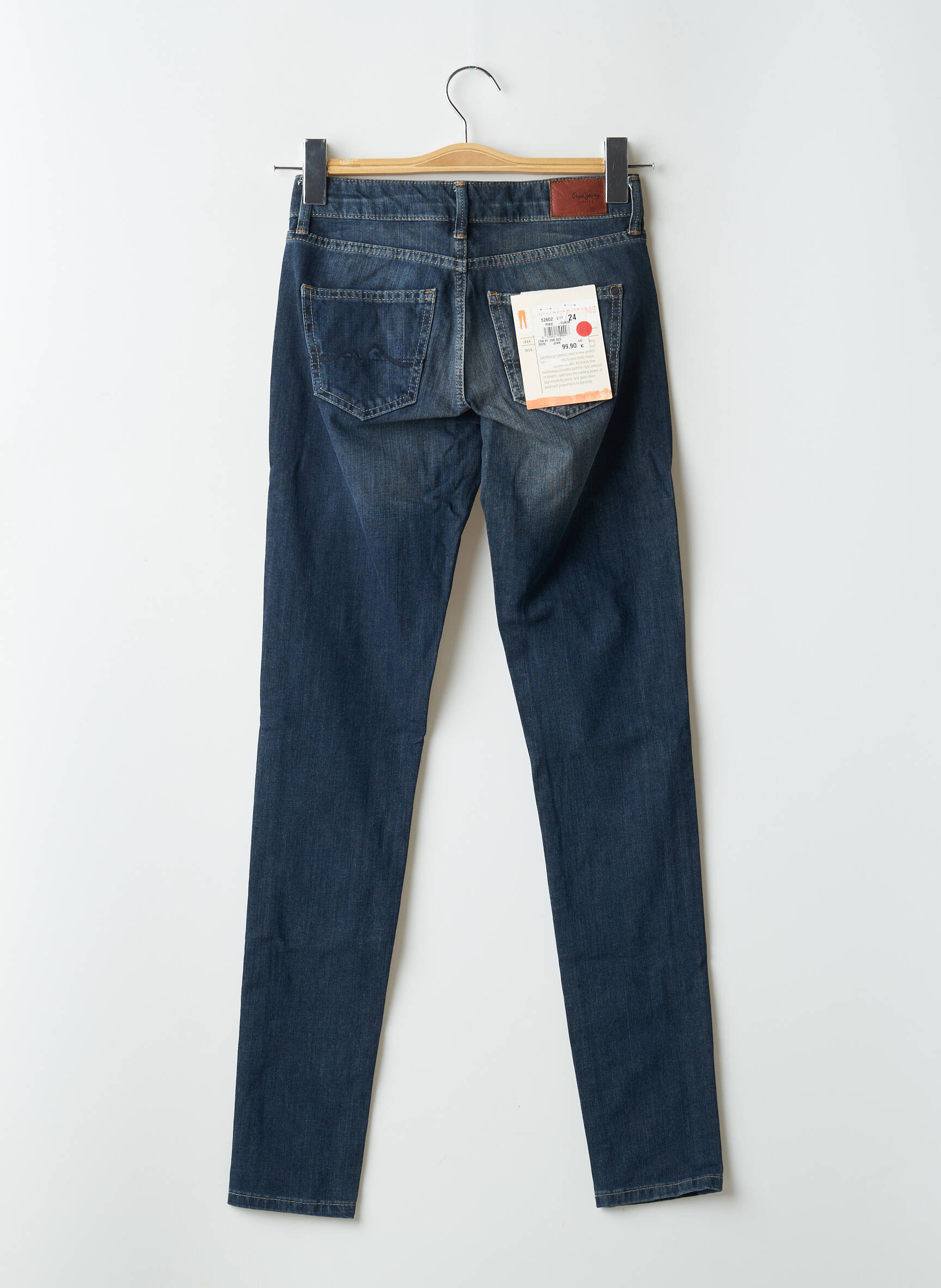 Lieknos džinsai normala dydis normala dydis mėlyna PEPE JEANS moteris