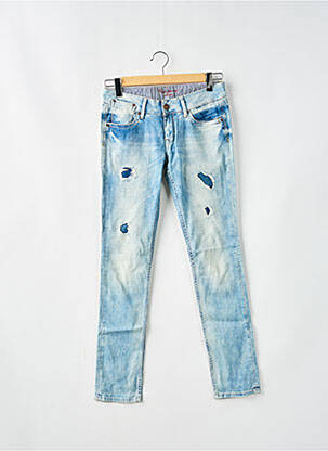 Lieknos džinsai nusidėvėjęs ir išblukęs efektas normala dydis mėlyna PEPE JEANS moteris