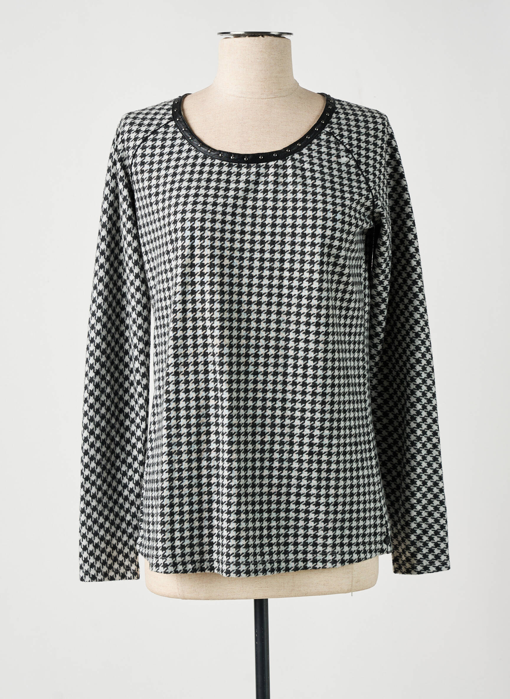 Viršūnė tamprumas ilgos rankovės juodas MAISON SCOTCH moteris
