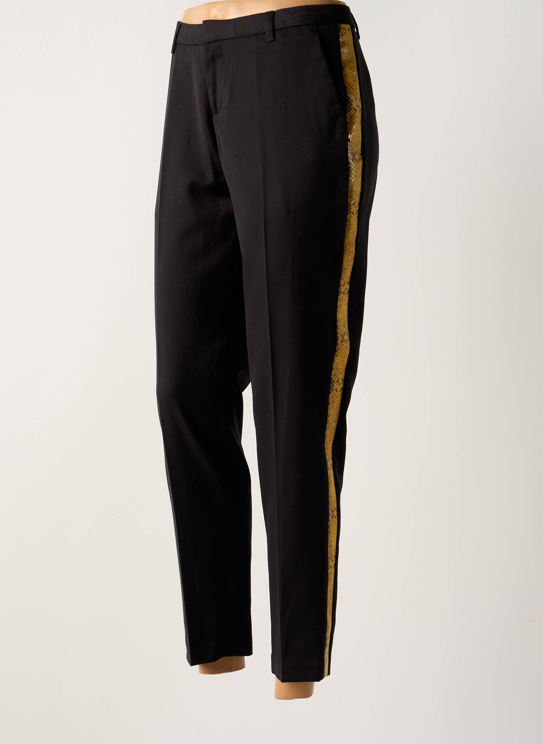 7/8 kelnės tamprumas maža dydžio juodas MAISON SCOTCH moteris