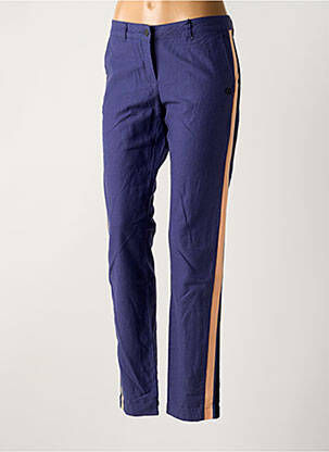 Chino kelnė šoniniai galonai su siuvinėjimu maža dydžio mėlyna MAISON SCOTCH moteris