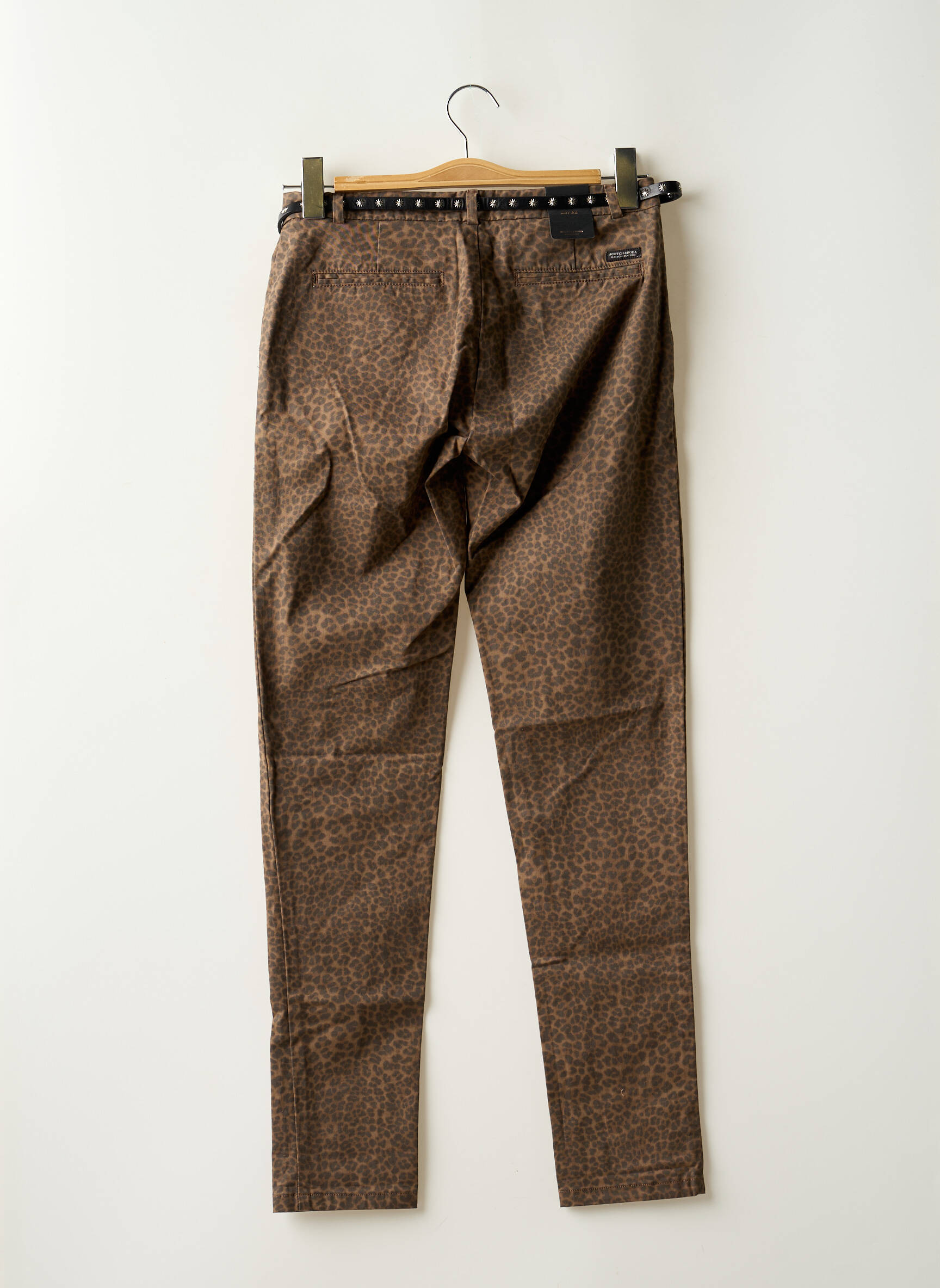 Chino kelnė maža dydžio maža dydžio rudas MAISON SCOTCH moteris