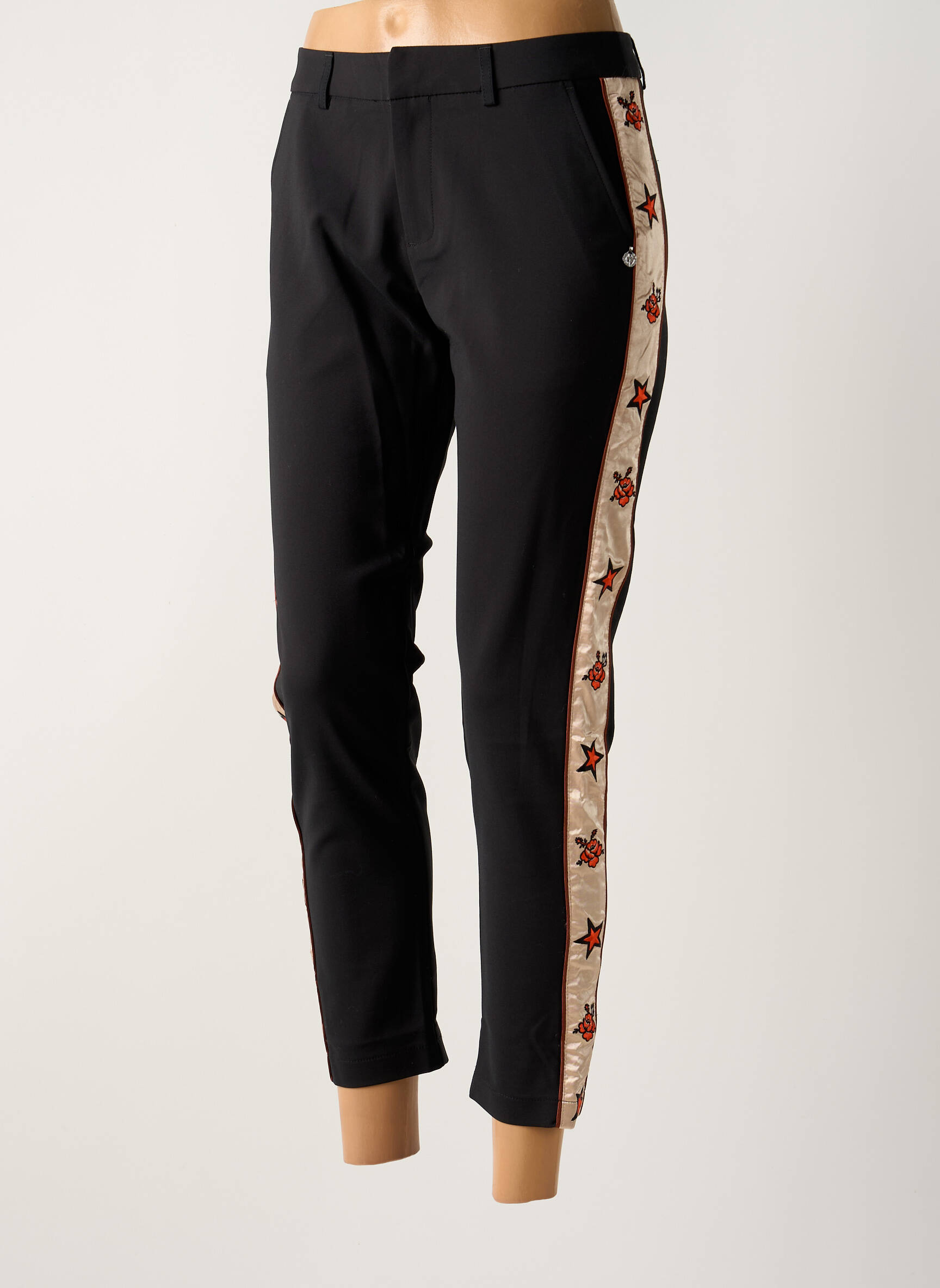 7/8 kelnės cigarečių pjaustytuvas maža dydžio juodas MAISON SCOTCH moteris