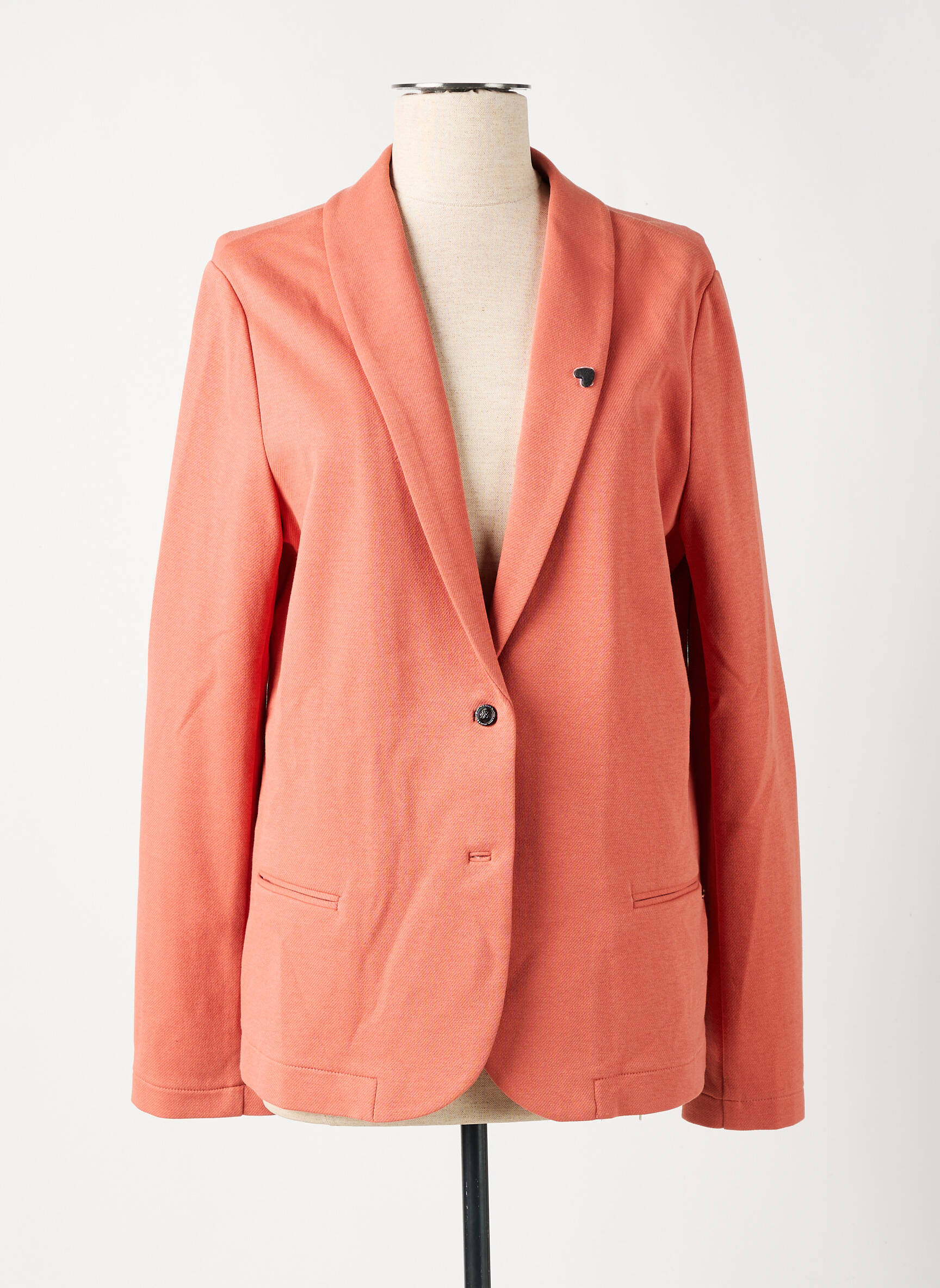 Švarkas šaliko apykaklė oranžinė SCOTCH & SODA moteris