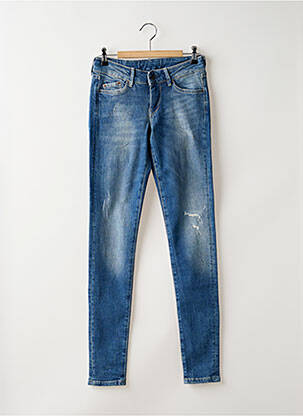 Lieknos džinsai nusidėvėjęs ir išblukęs efektas maža dydžio mėlyna PEPE JEANS moteris