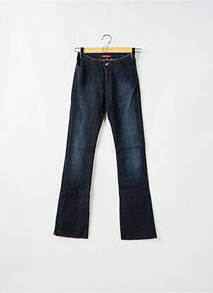 Bootcut džinsai aukšta talija aukšta talija mėlyna TEDDY SMITH moteris
