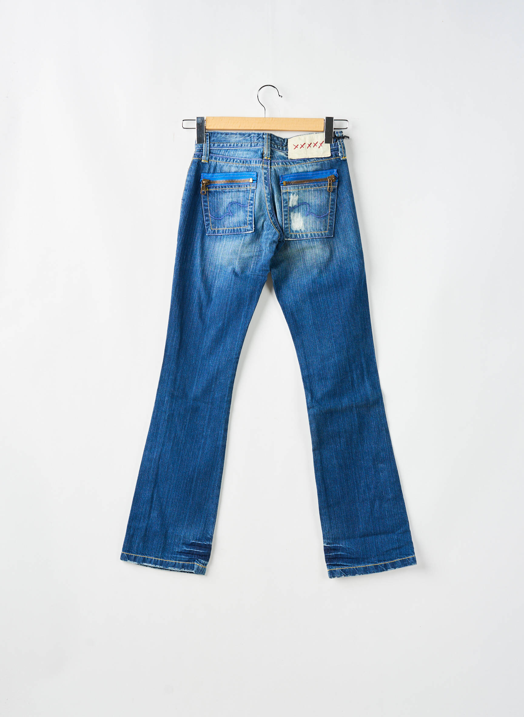Bootcut džinsai tamprumas maža dydžio mėlyna SCHOOL RAG moteris