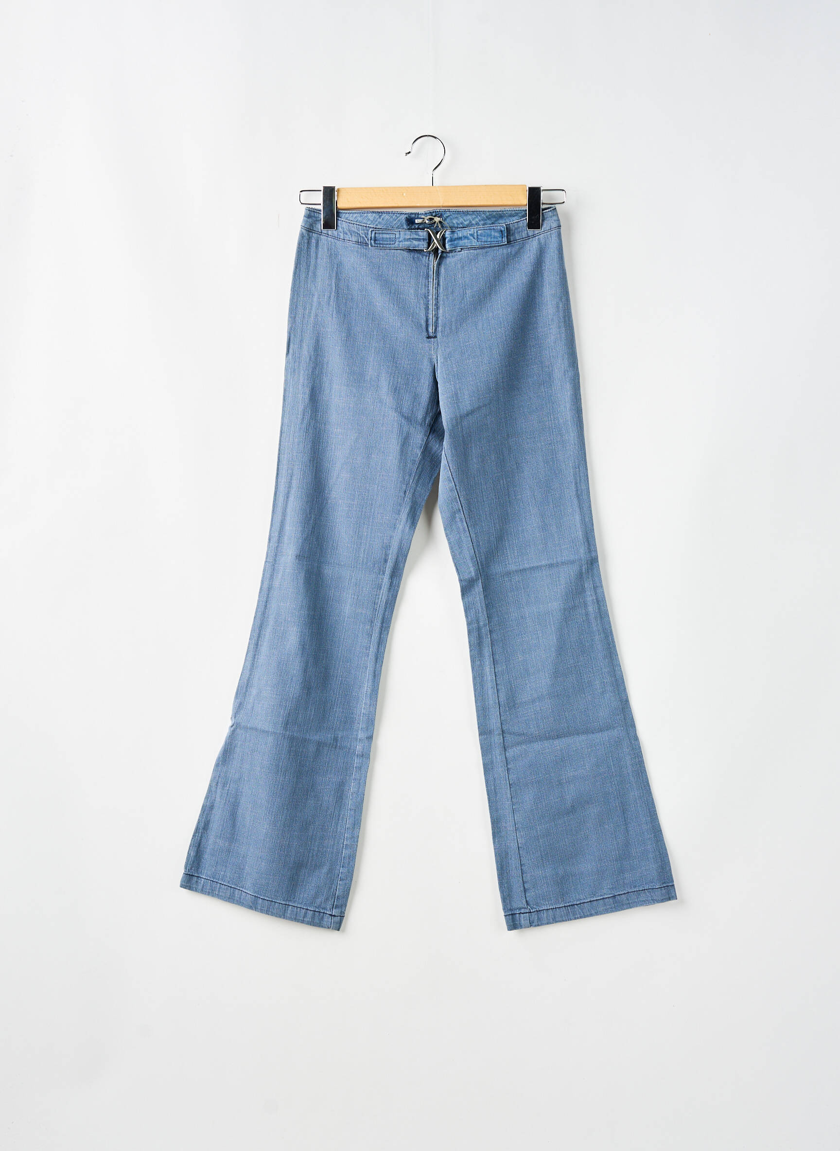 Bootcut džinsai aukšta talija aukšta talija mėlyna SCHOOL RAG moteris