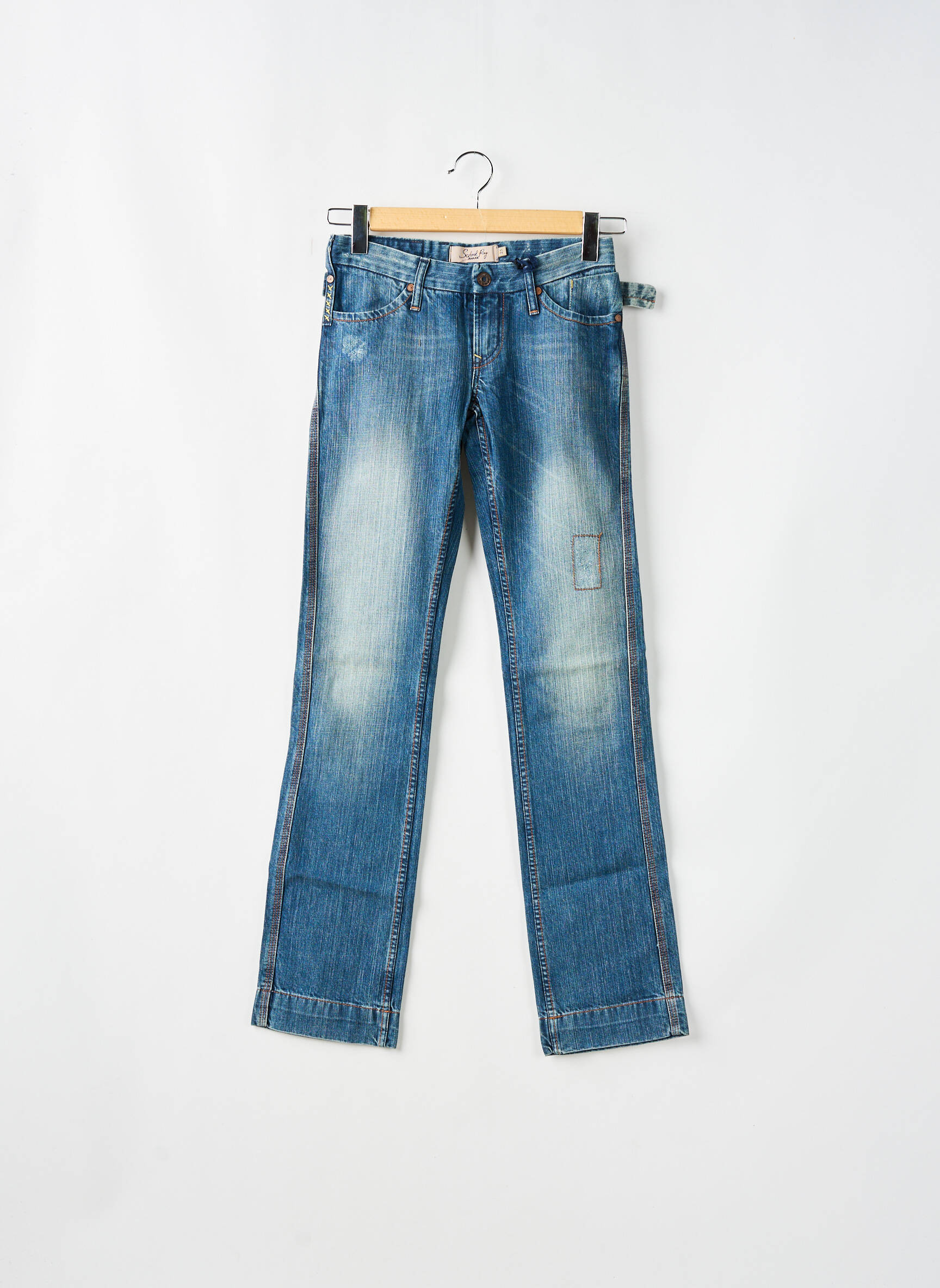 Bootcut džinsai tamprumas maža dydžio mėlyna SCHOOL RAG moteris