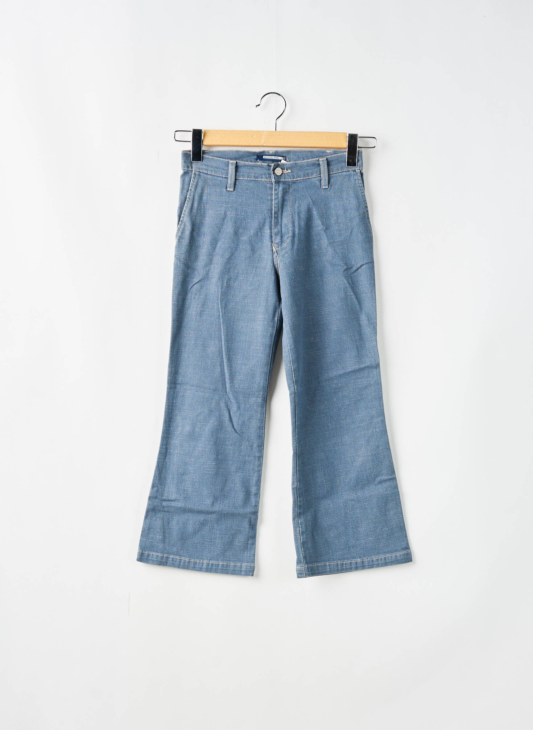Bootcut džinsai aukšta talija aukšta talija mėlyna SCHOOL RAG moteris
