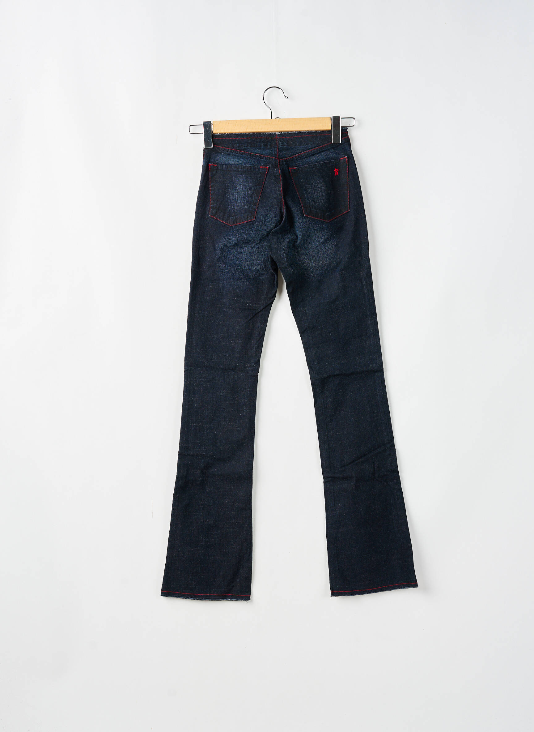 Bootcut džinsai aukšta talija aukšta talija mėlyna TEDDY SMITH moteris