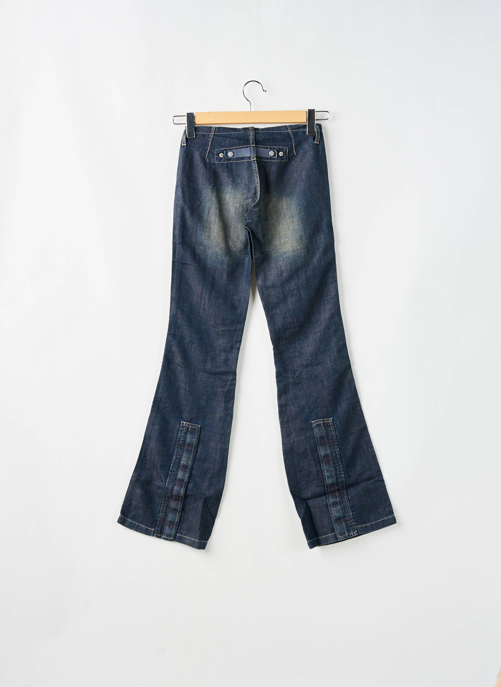 Bootcut džinsai aukšta talija aukšta talija mėlyna TEDDY SMITH moteris