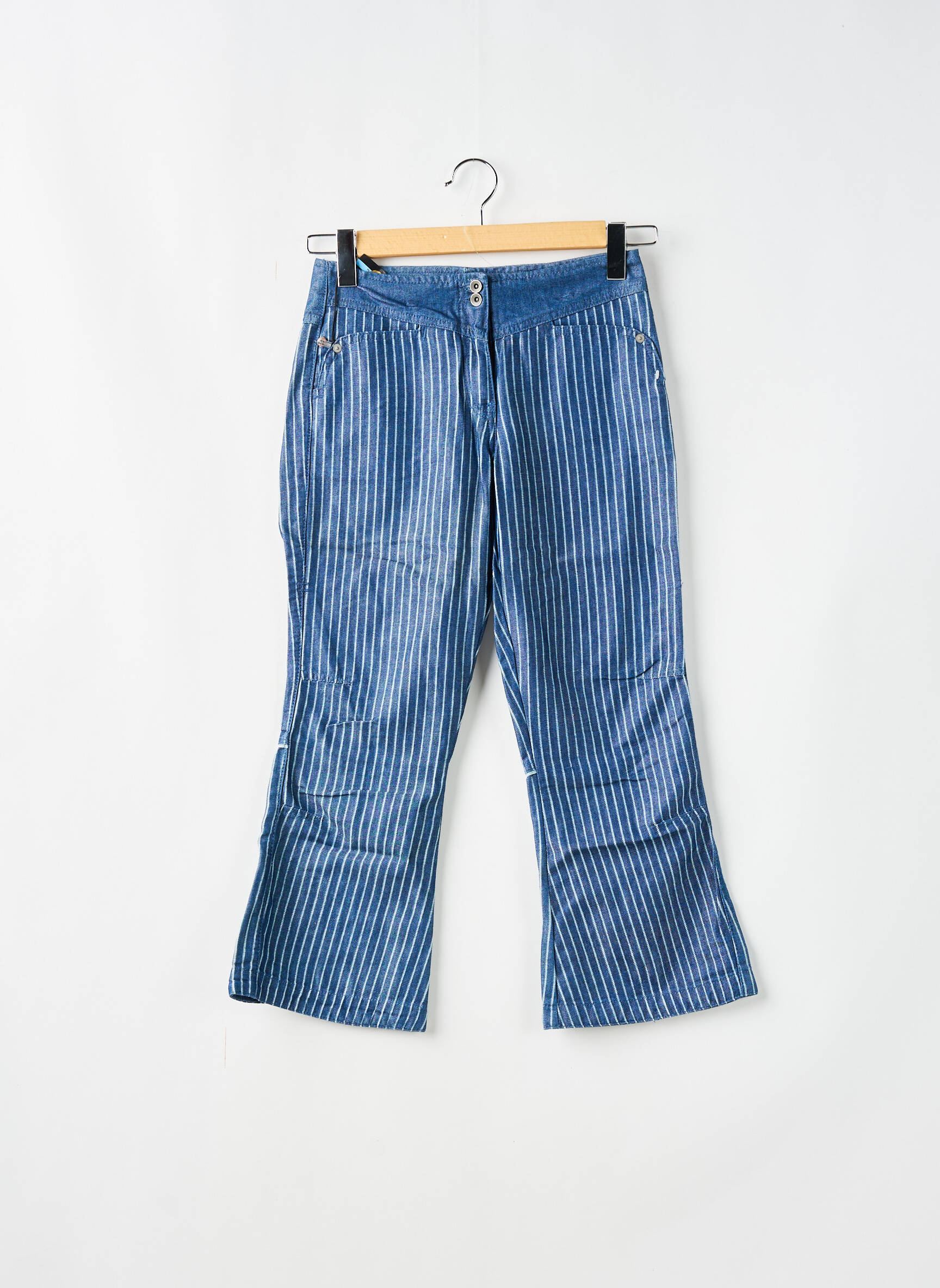 Bootcut džinsai tamprumas maža dydžio mėlyna TEDDY SMITH moteris