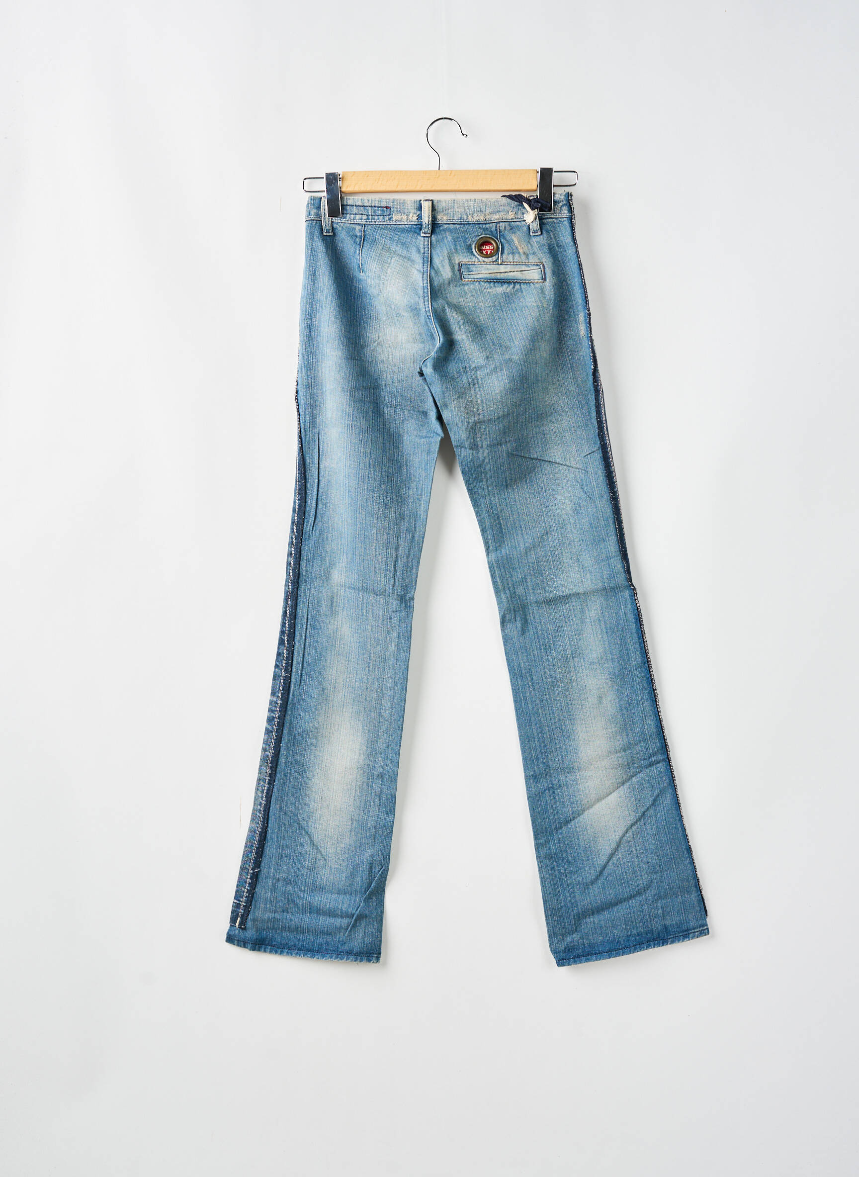 Bootcut džinsai tamprumas maža dydžio mėlyna MISS SIXTY moteris