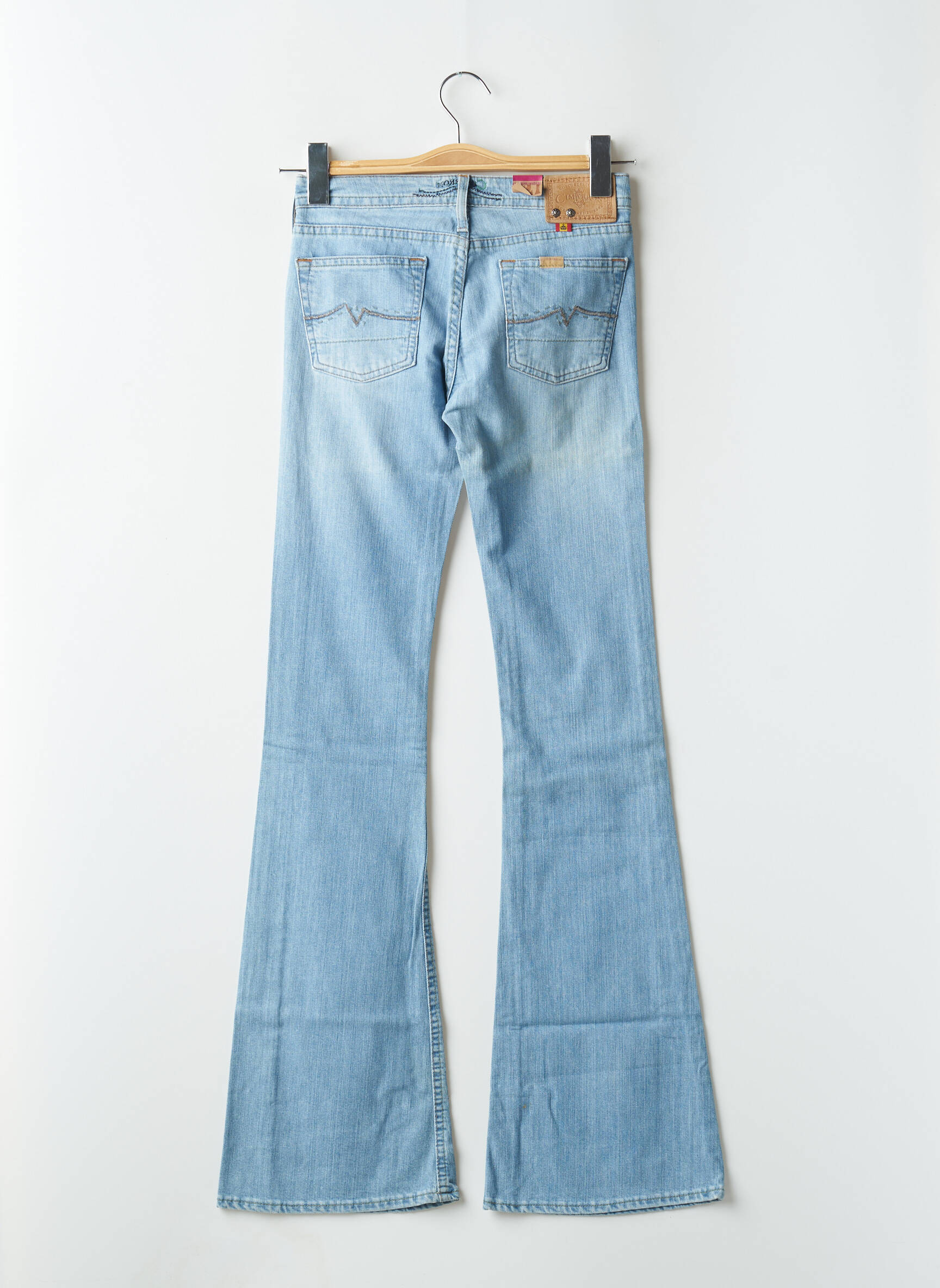 Bootcut džinsai normala dydis normala dydis mėlyna CIMARRON moteris