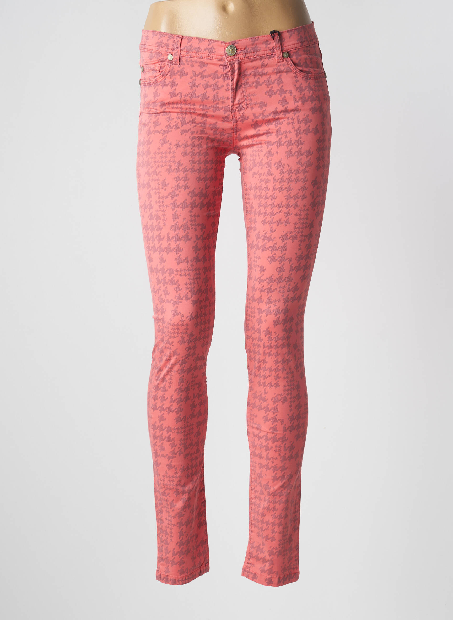 Lieknos kelnės maža dydžio maža dydžio raudona BLU ERIN moteris