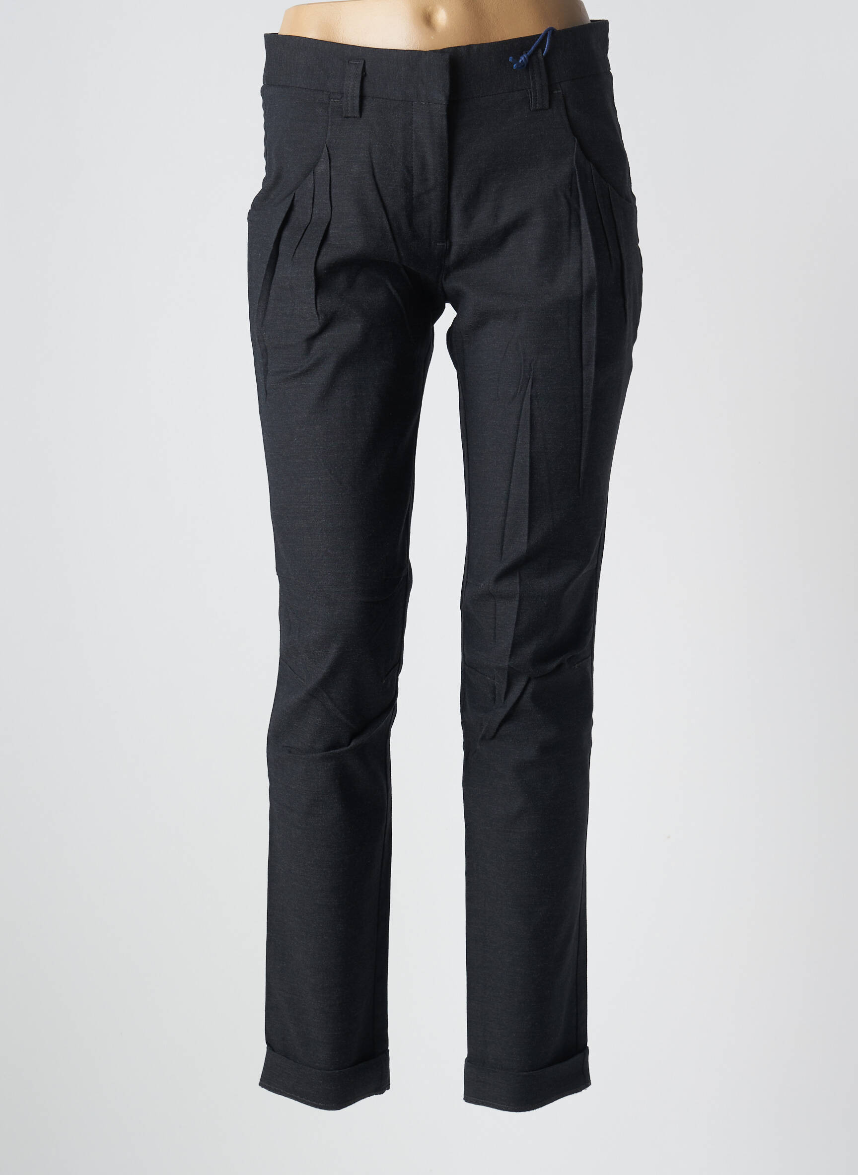 Lieknos kelnės aukšta talija aukšta talija pilka MY PANTS moteris