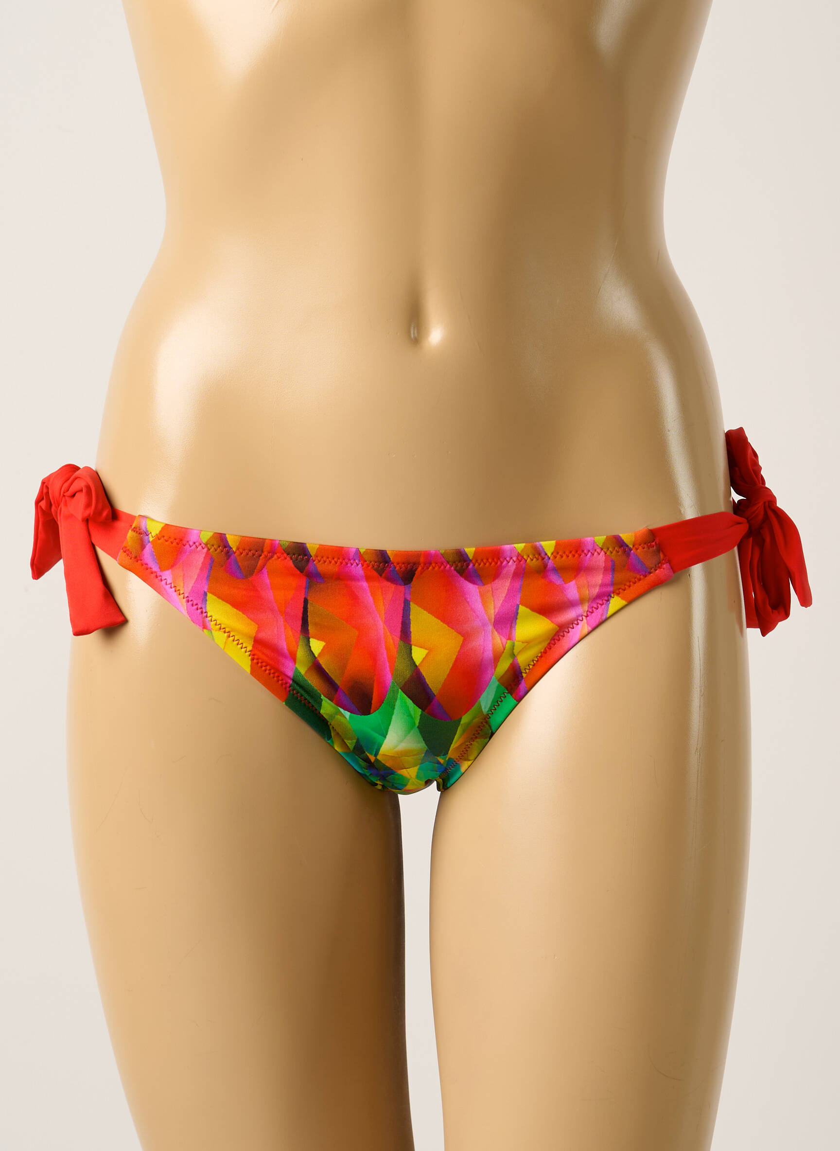 Maudymosi kelnaitės fantazijos raštas bikini raudona ANTIGEL moteris