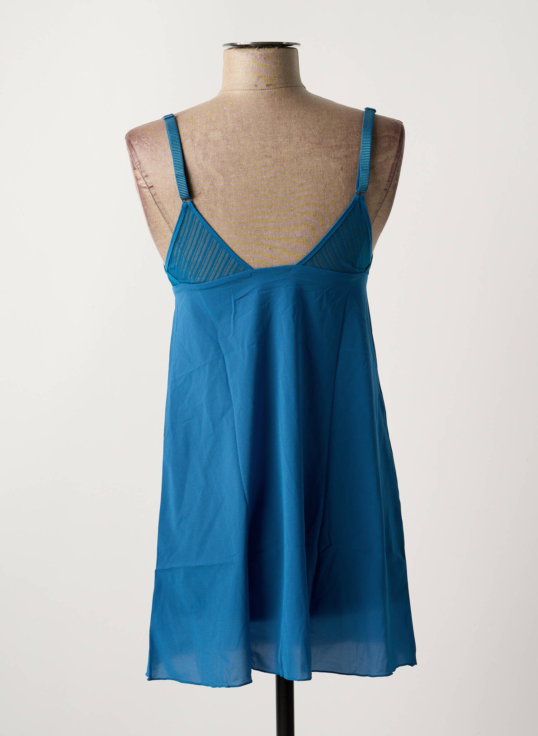Naktinė suknelė/combinette lengva ir skaidri mėlyna SIMONE X SIMONE PÉRÈLE moteris