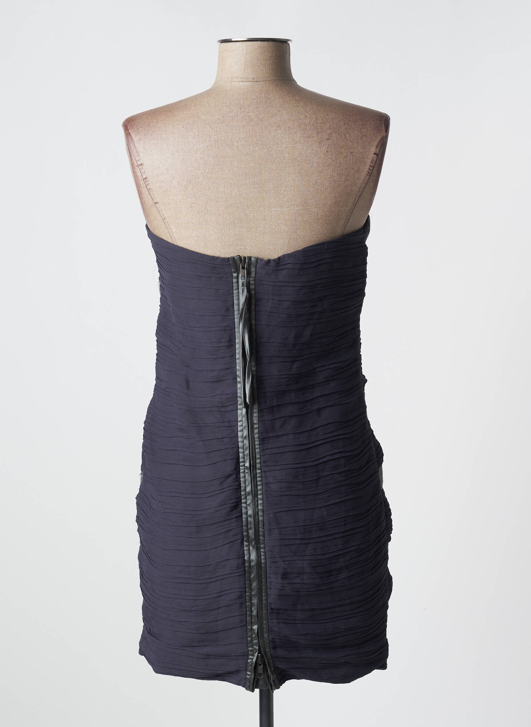 Pusilgių suknelė be rankų be rankų violetinis PEPE JEANS moteris