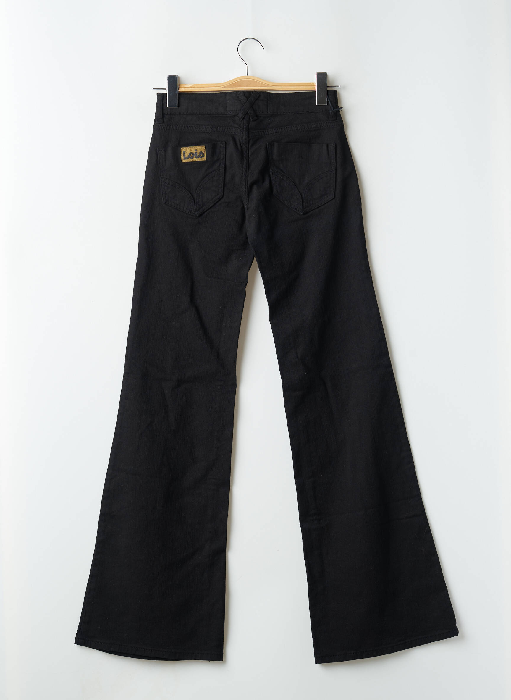 Bootcut džinsai brutinis audimas maža dydžio juodas LOIS moteris