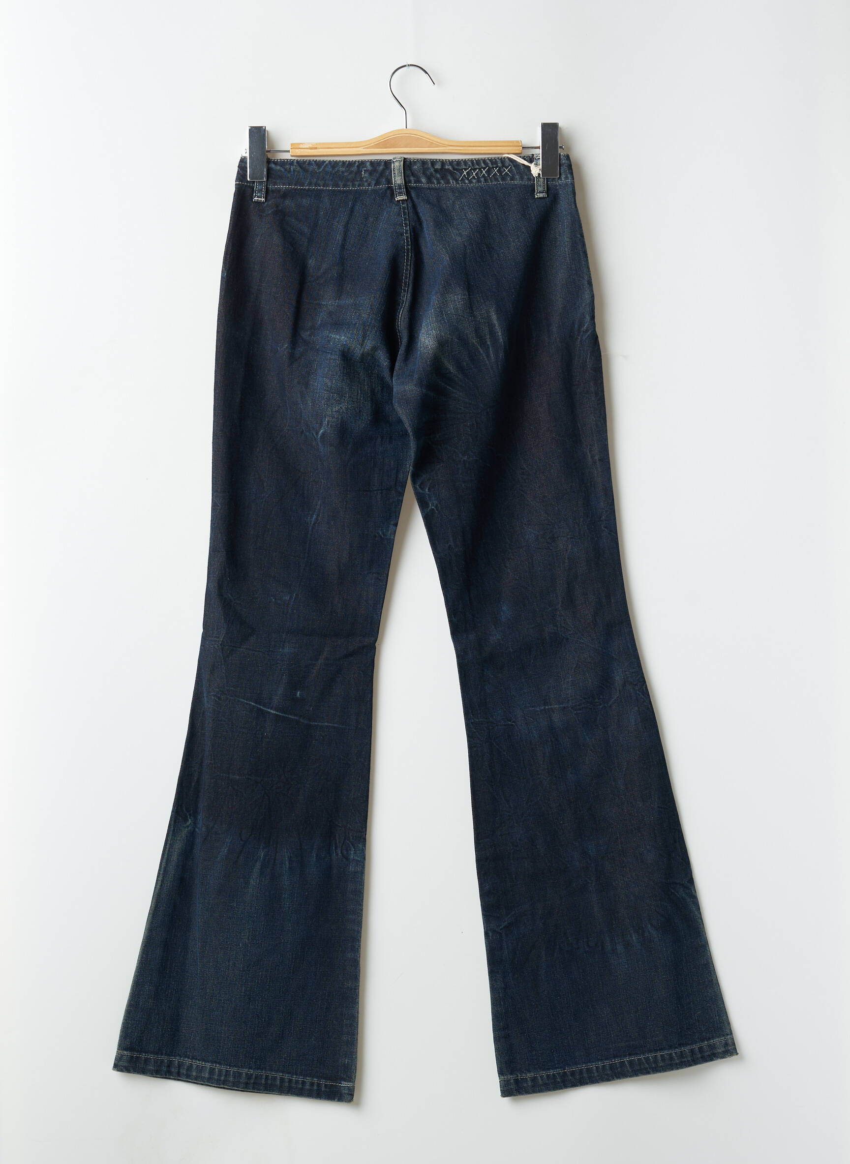 Bootcut džinsai brutinis audimas maža dydžio mėlyna SCHOOL RAG moteris