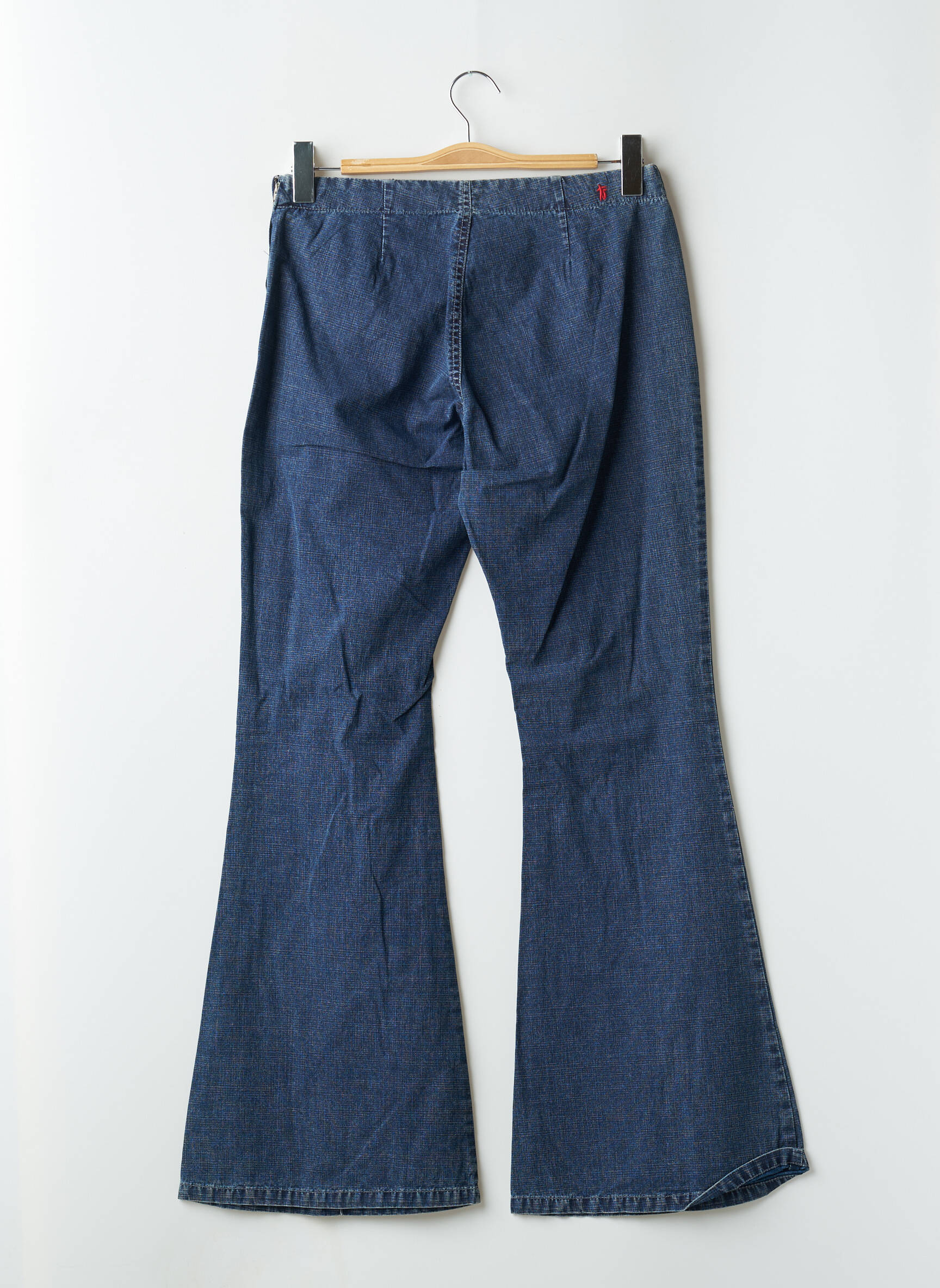 Bootcut džinsai brutinis audimas maža dydžio mėlyna TEDDY SMITH moteris