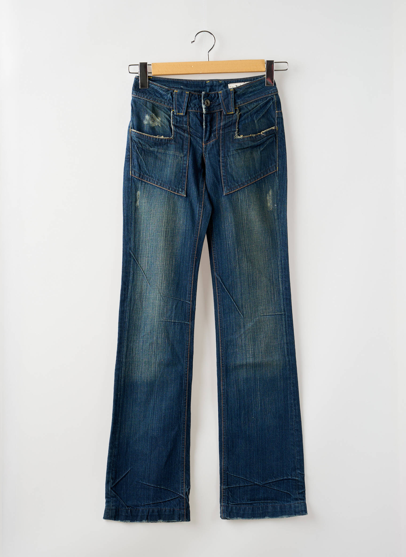 Bootcut džinsai tamprumas maža dydžio mėlyna TEDDY SMITH moteris