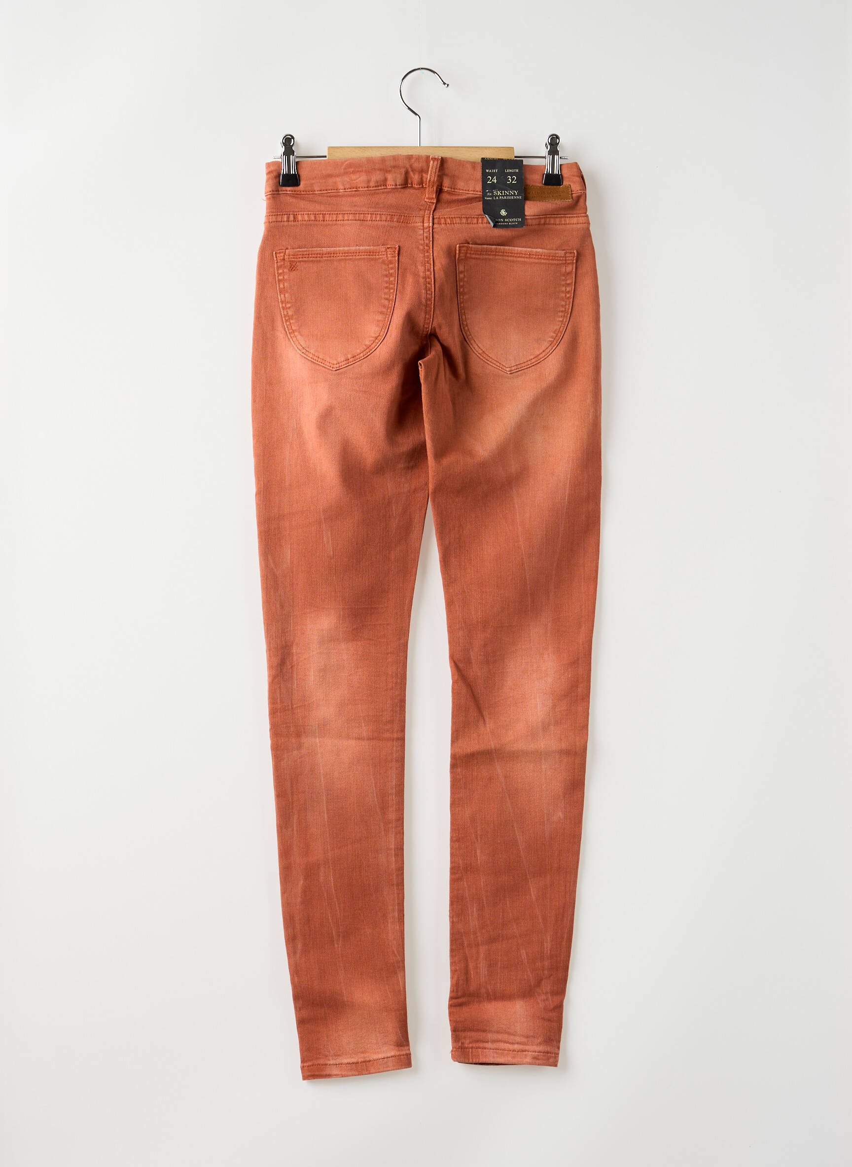 Lieknos džinsai maža dydžio maža dydžio oranžinė MAISON SCOTCH moteris