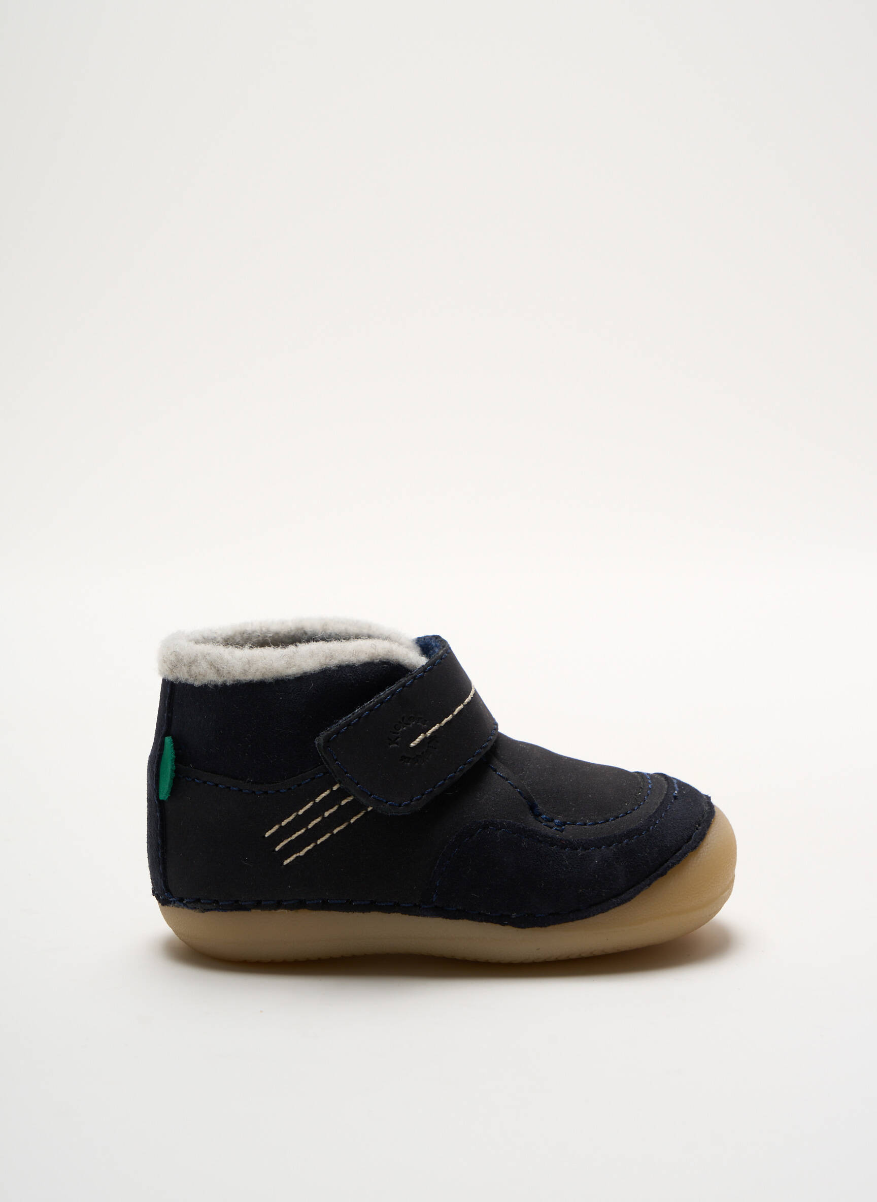Bateliai velcro užsegimas apvalus mygtukas mėlyna KICKERS vaikas