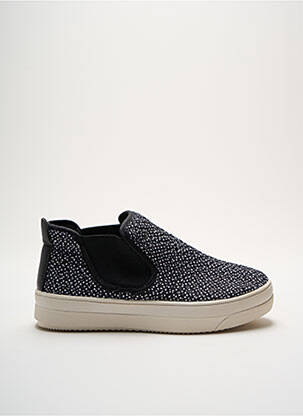 Slip-on batai kompensuotas kulnas plokščias kulnas iki 3 cm juodas BERNIE MEV moteris