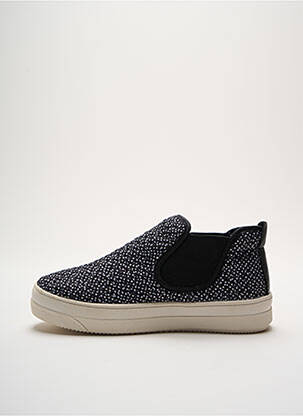 Slip-on batai kompensuotas kulnas plokščias kulnas iki 3 cm juodas BERNIE MEV moteris
