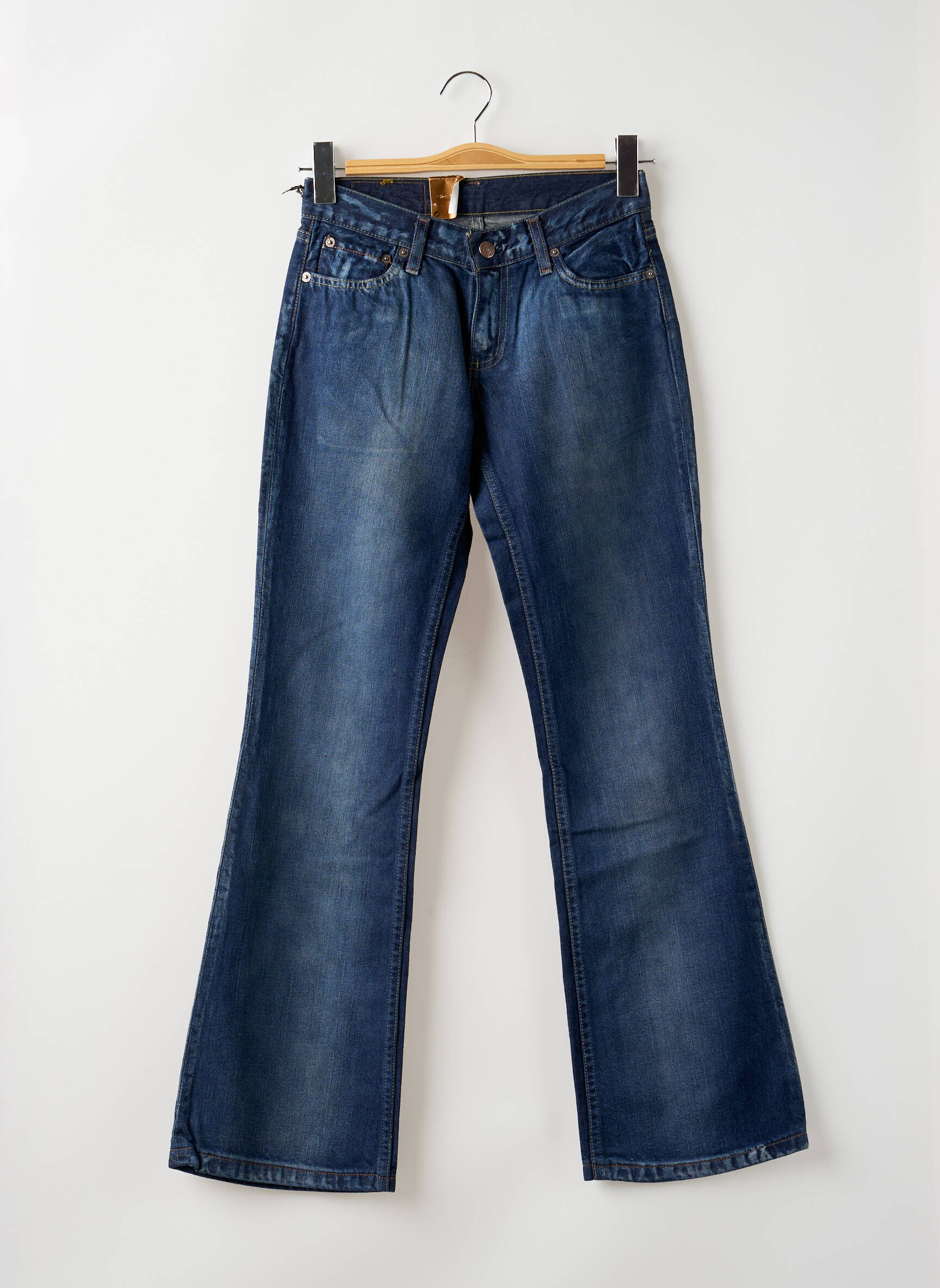 Bootcut džinsai kišenės maža dydžio mėlyna LEVI'S moteris