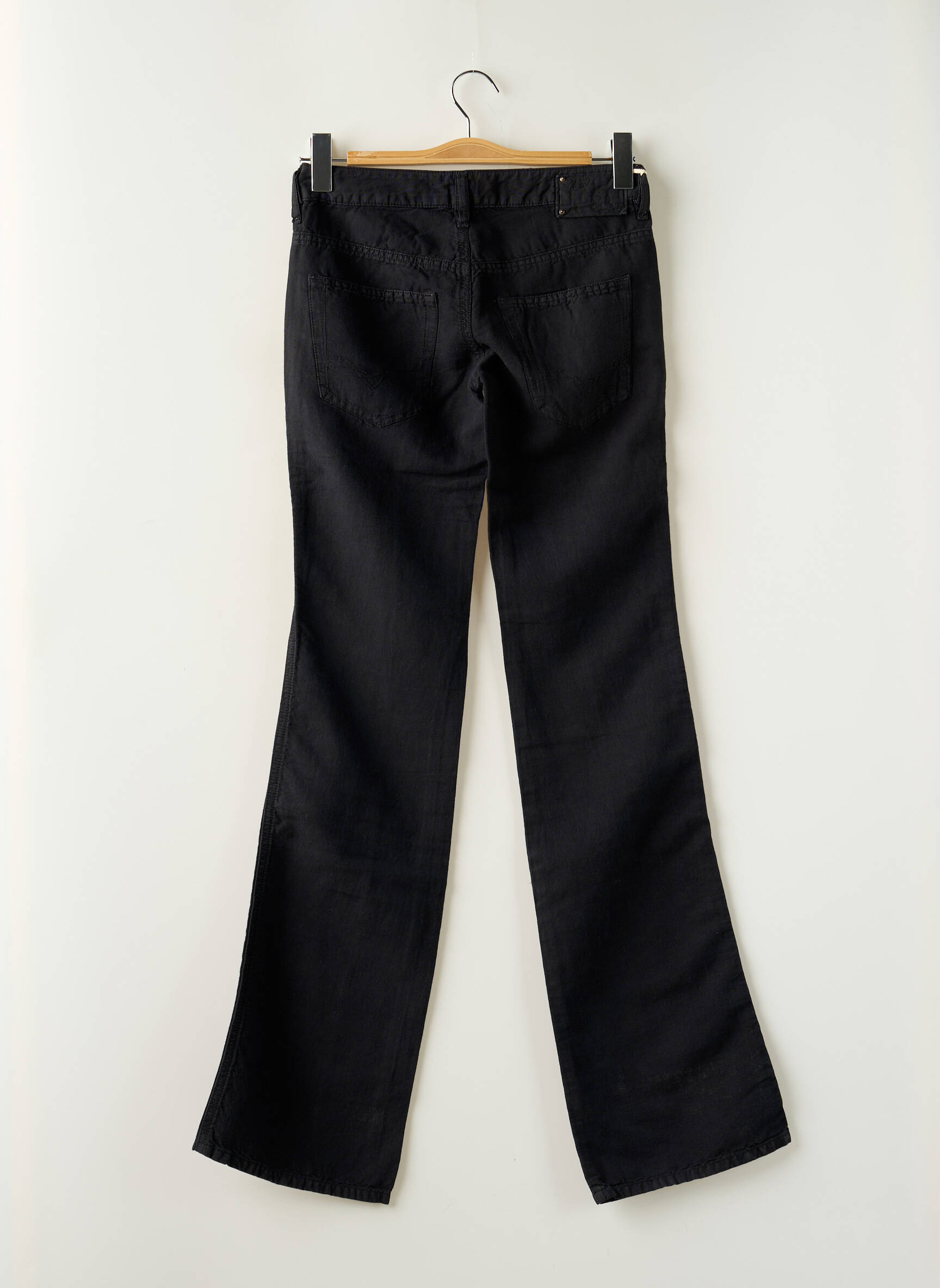 Bootcut džinsai kišenės maža dydžio juodas DIESEL moteris