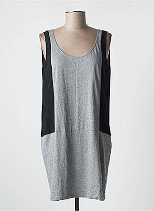 Trumpa suknelė be rankų be rankų pilka MARIE-SIXTINE moteris