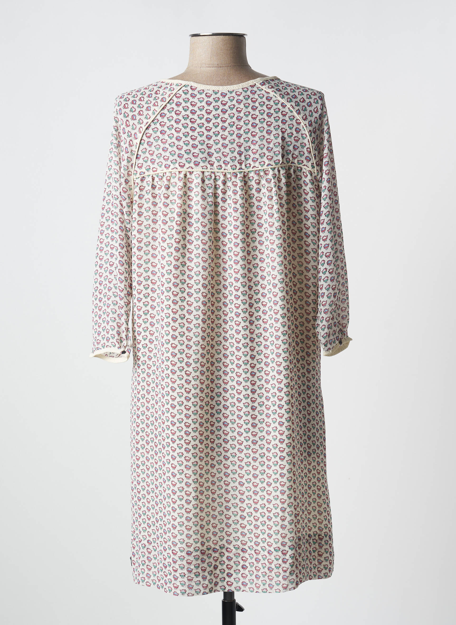 Pusilgių suknelė 3/4 rankovės 3/4 rankovės bežinis MAISON SCOTCH moteris