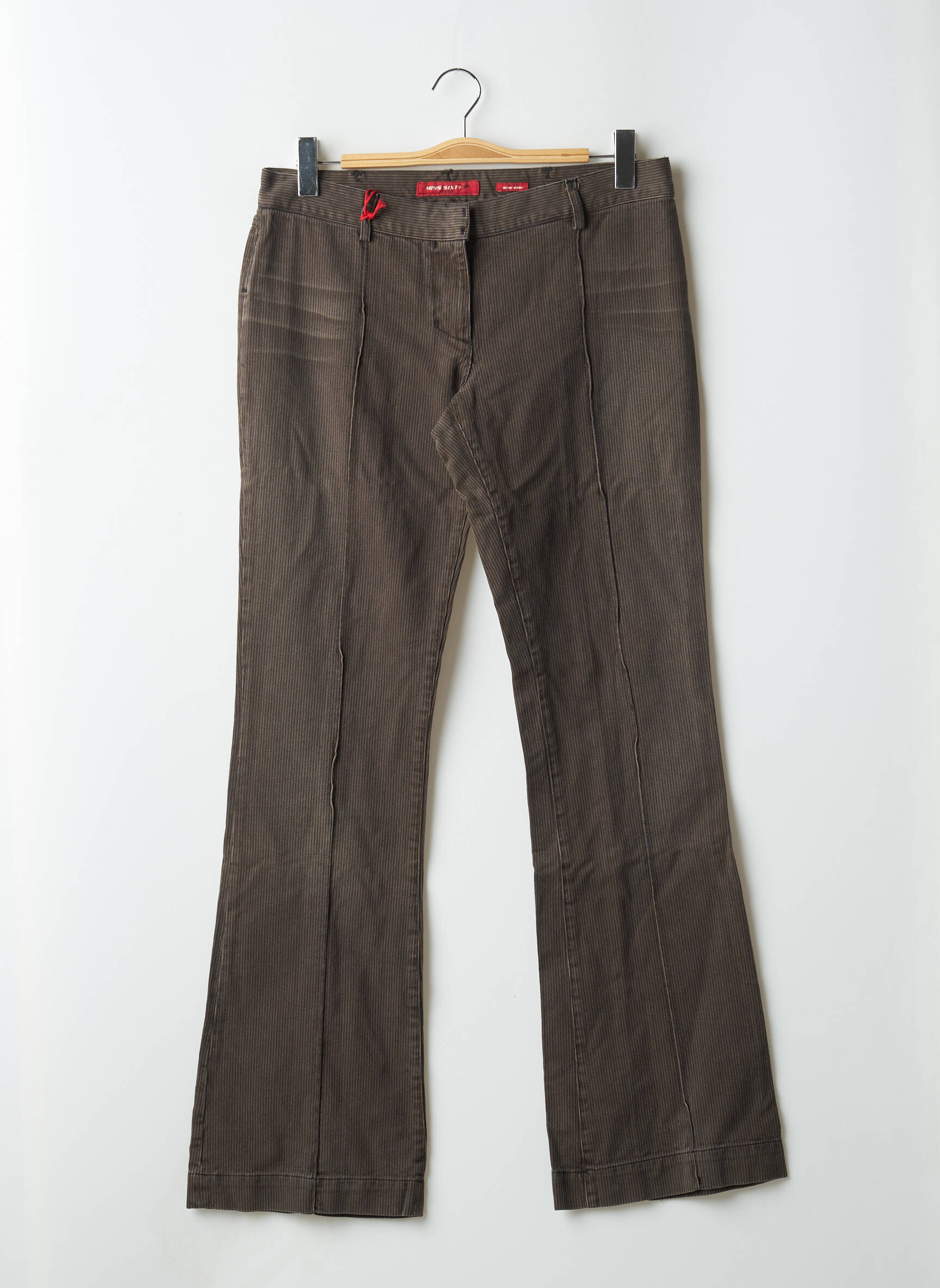 Bootcut džinsai tamprumas maža dydžio rudas MISS SIXTY moteris