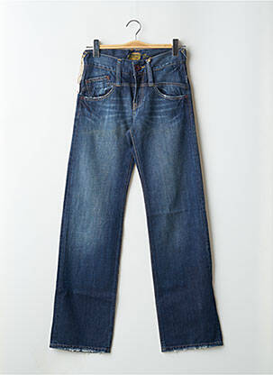 Bootcut džinsai tamprumas maža dydžio mėlyna RWD moteris