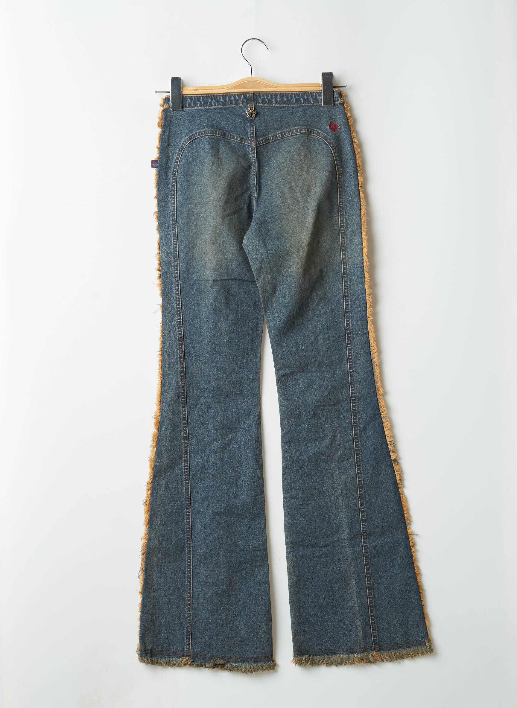 Bootcut džinsai aukšta talija aukšta talija mėlyna NEW LONDON moteris