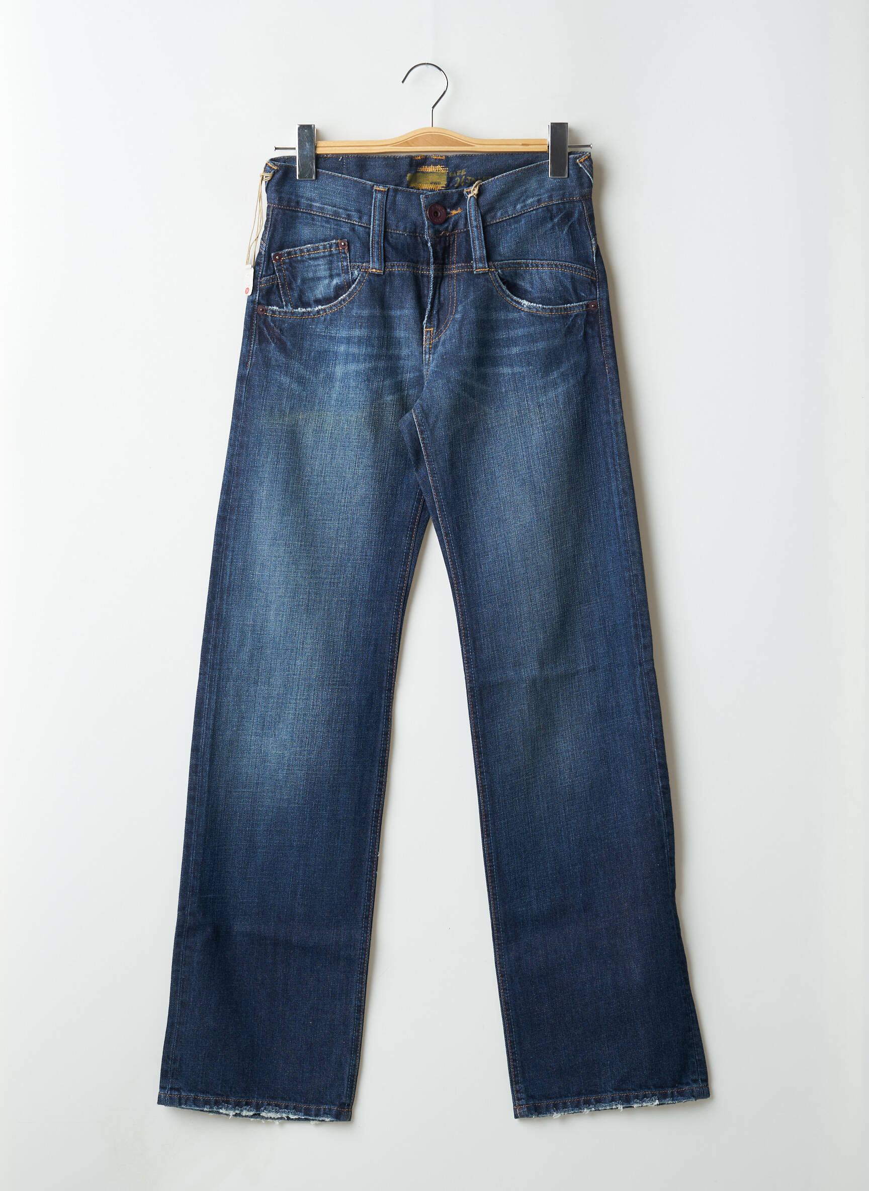 Bootcut džinsai tamprumas maža dydžio mėlyna RWD moteris