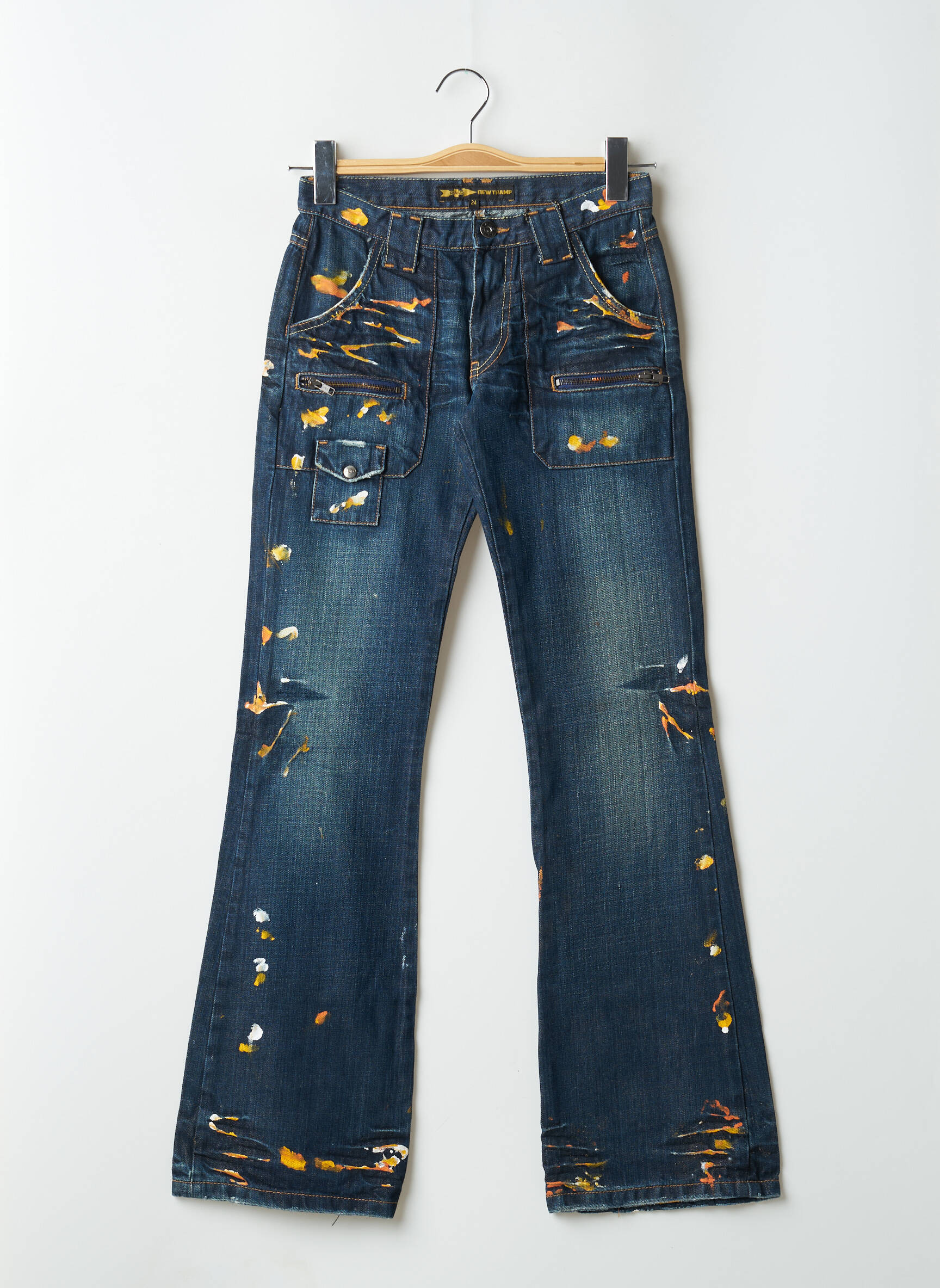 Bootcut džinsai normala dydis normala dydis mėlyna RWD moteris